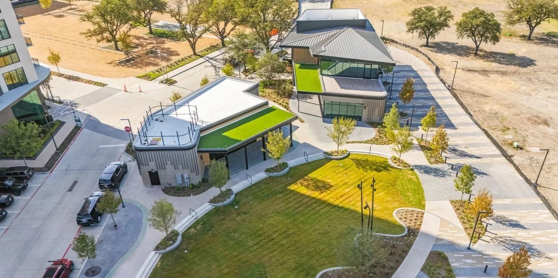 Top Commercial Landscape Construction Company in Dallas Fort Worth Texas | Infinity Landscape Contractor | Best Landscape Contractor | Specializes in Commercial Irrigation Systems, Commercial Landscape Construction, and Commercial Maintenance