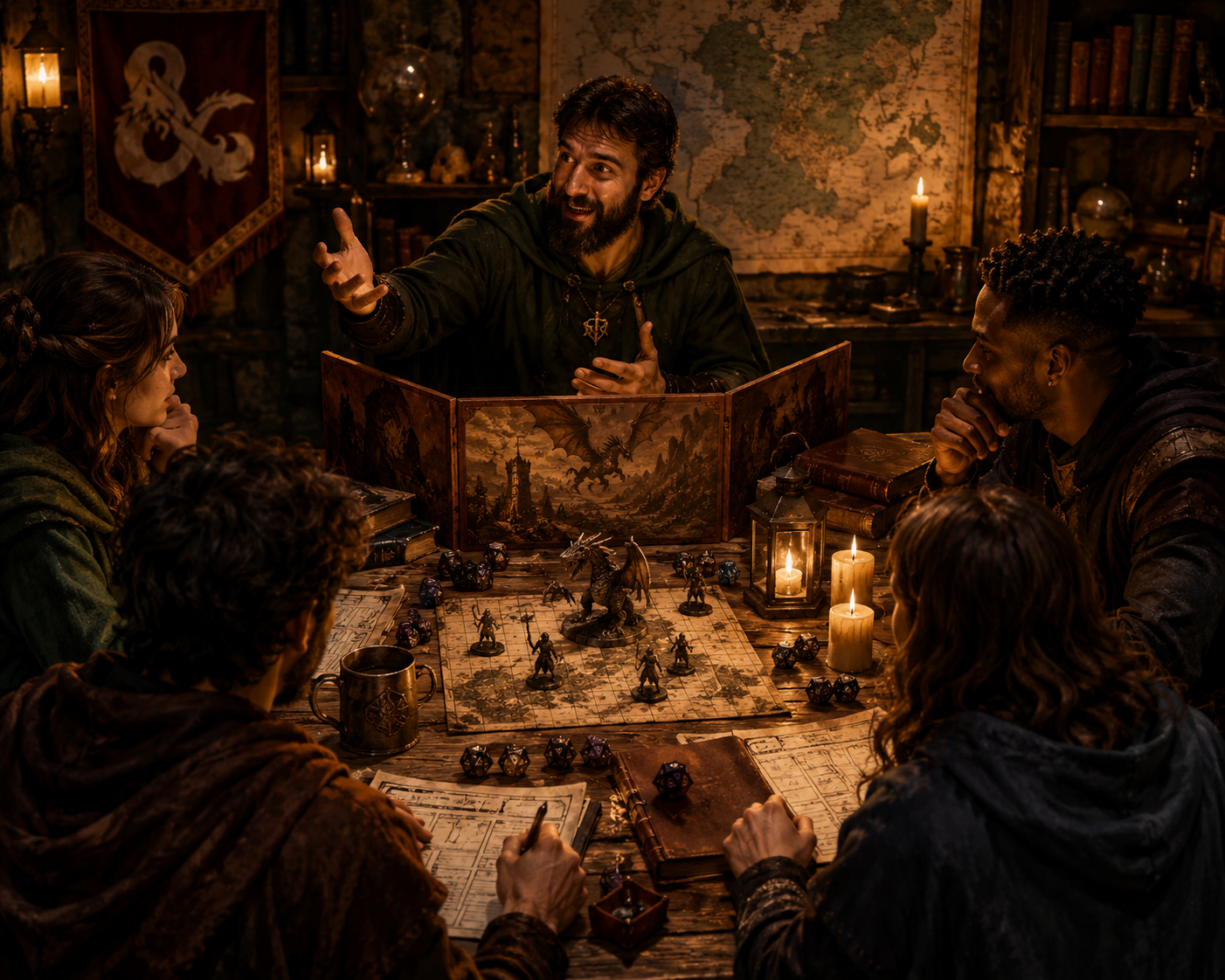 The Bearded Nerd Presents Learn to Play Dungeons & Dragons (Private Group) 90 minute Private Workshop