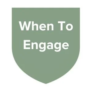 When to Engage icon