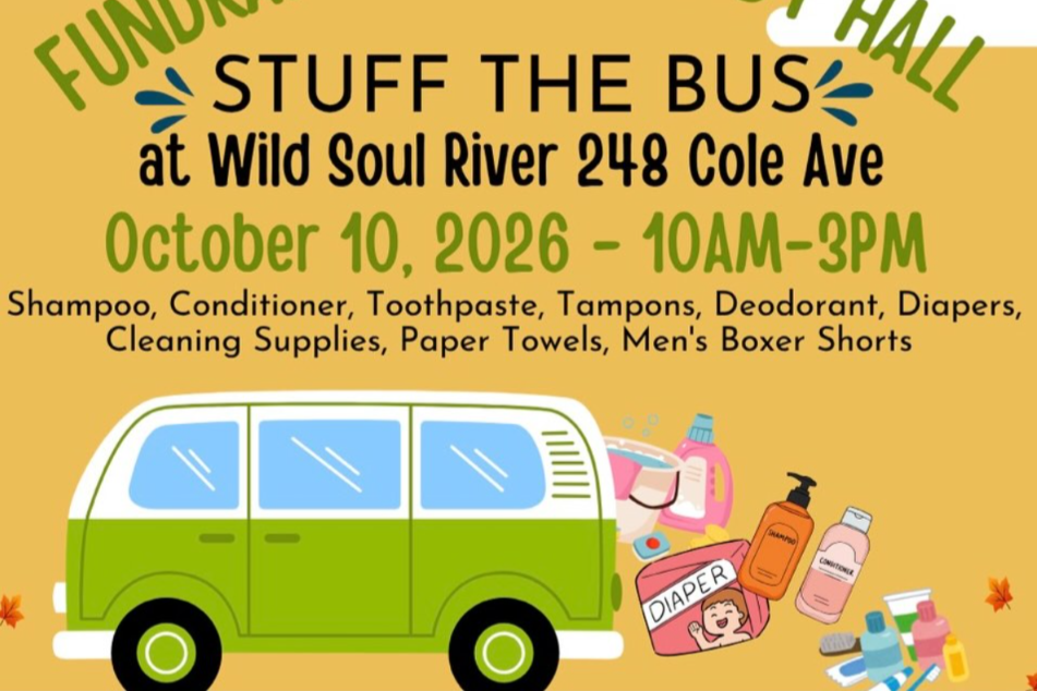 Stuff The Bus Pop-up at Wild Soul River