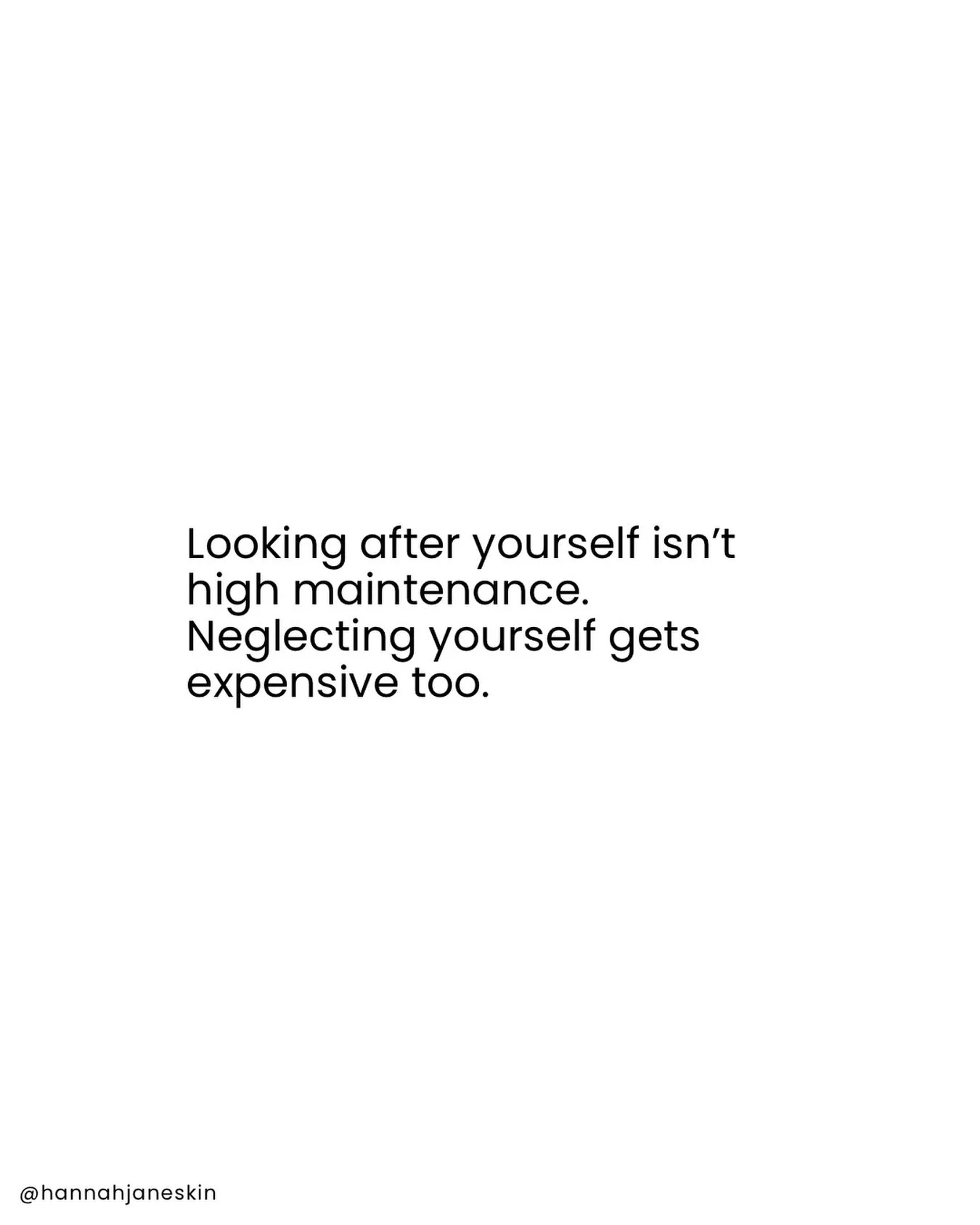 Consider this your reminder that looking after yourself doesn&rsquo;t need to be justified 👀

You&rsquo;re allowed to book the appointment because it makes you feel good.

You&rsquo;re allowed to prioritise yourself before you reach the point where 