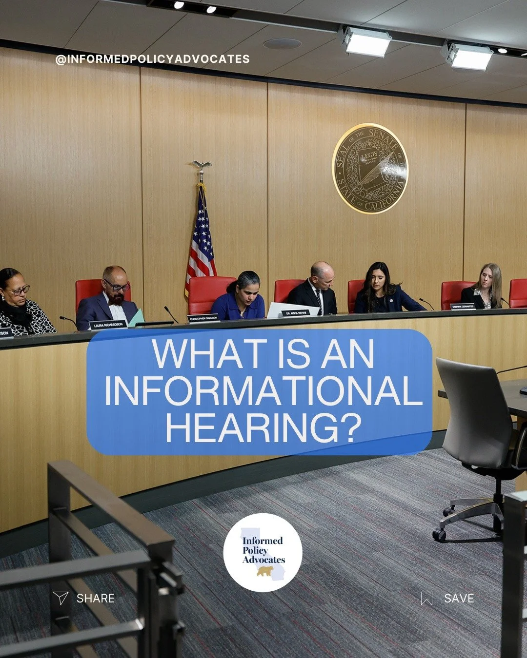 What is an informational hearing and why does it matter?

Informational hearings are a standard part of the legislative process. They give lawmakers the opportunity to gather information, hear testimony, review implementation, and ask important quest