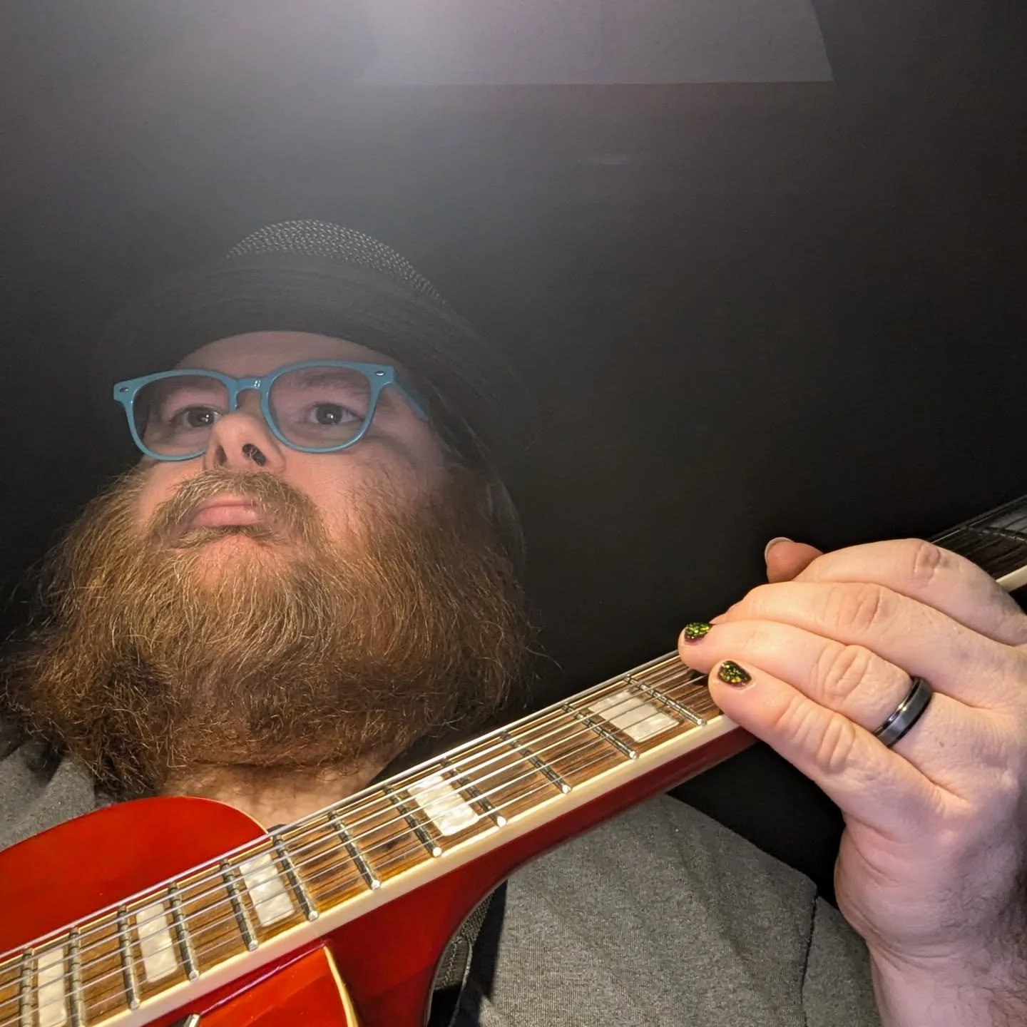 Still rocking what's left of my Rocky Horror Show nails from last weekend #onceuponamattress