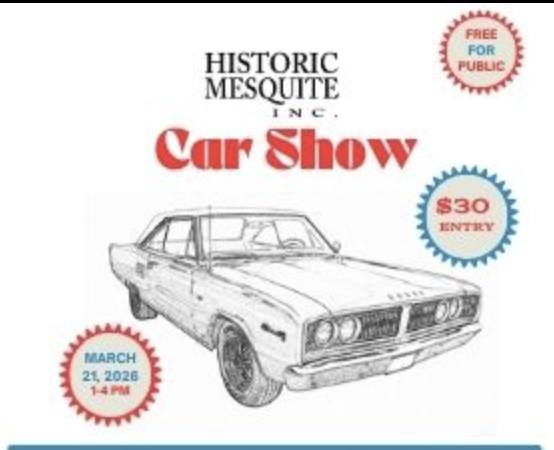 3rd Annual Historic Mesquite Car Show 