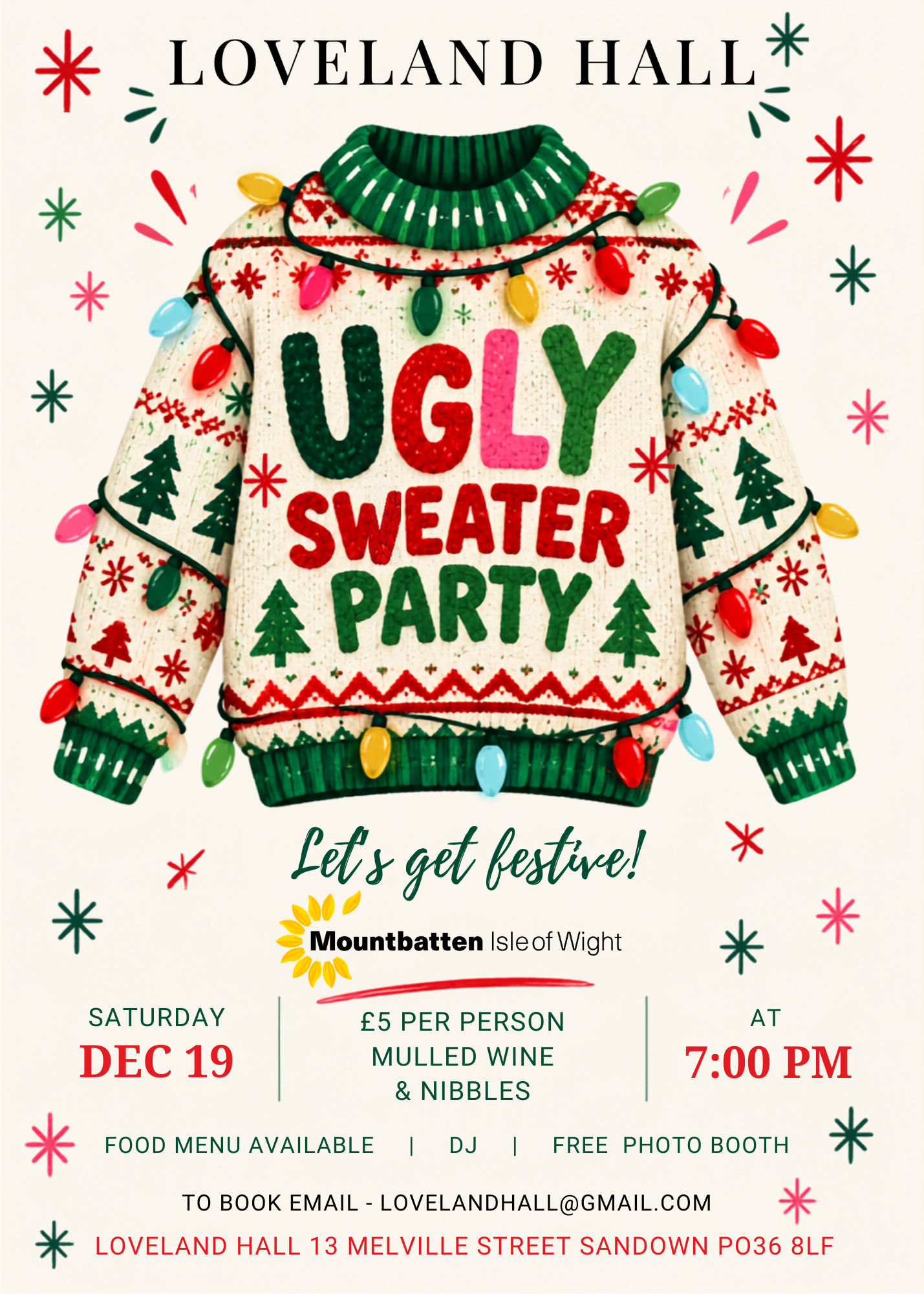 Ugly Sweater Party Night