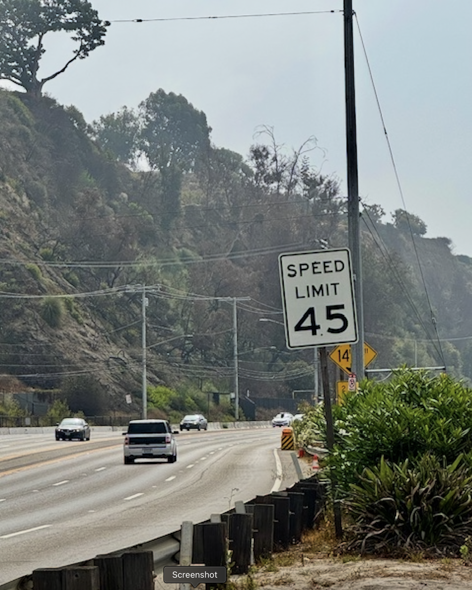 Speed Limit on PCH Is 45 MPH