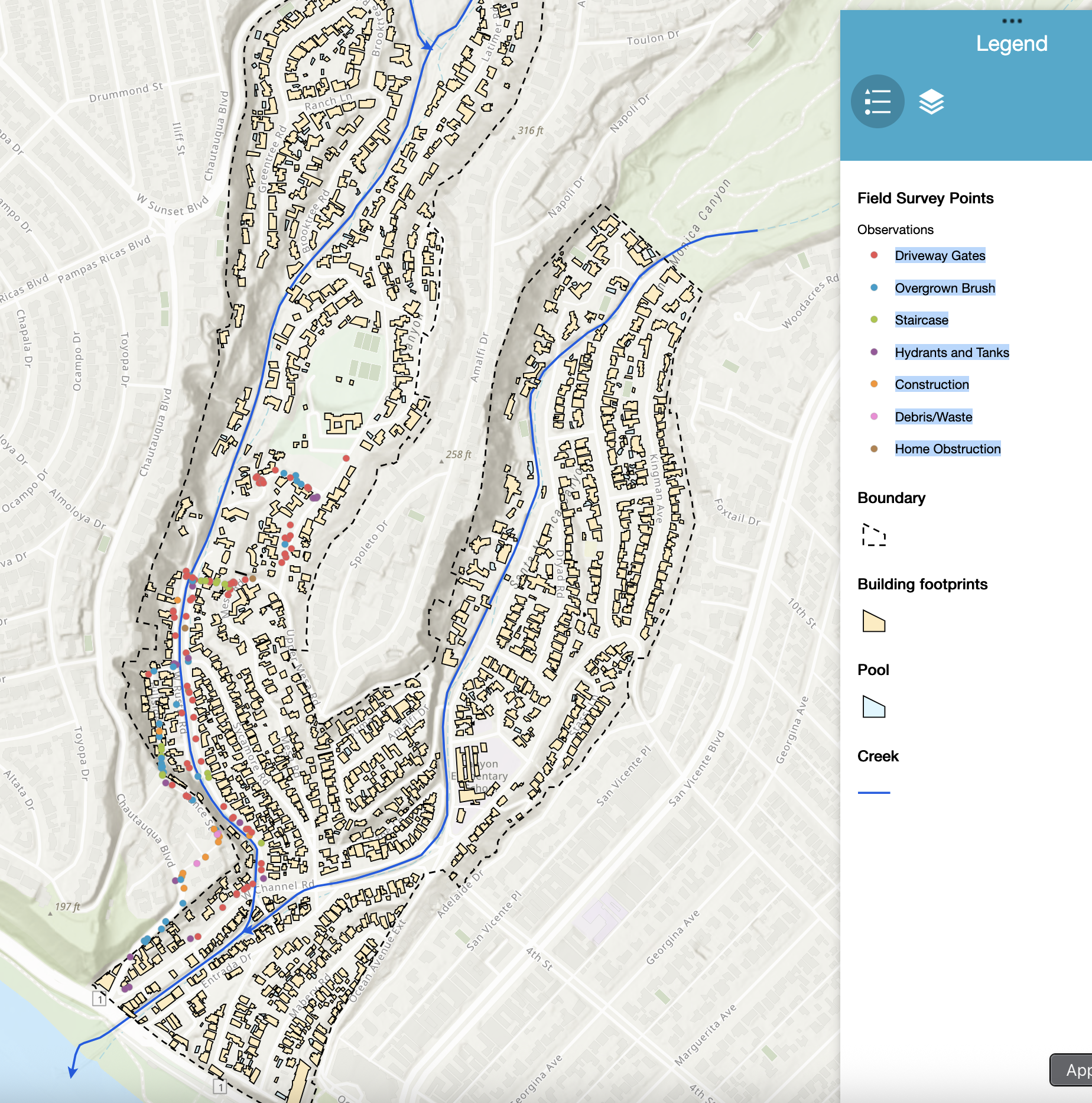 SMC Geography Students Release Initial Canyon Map