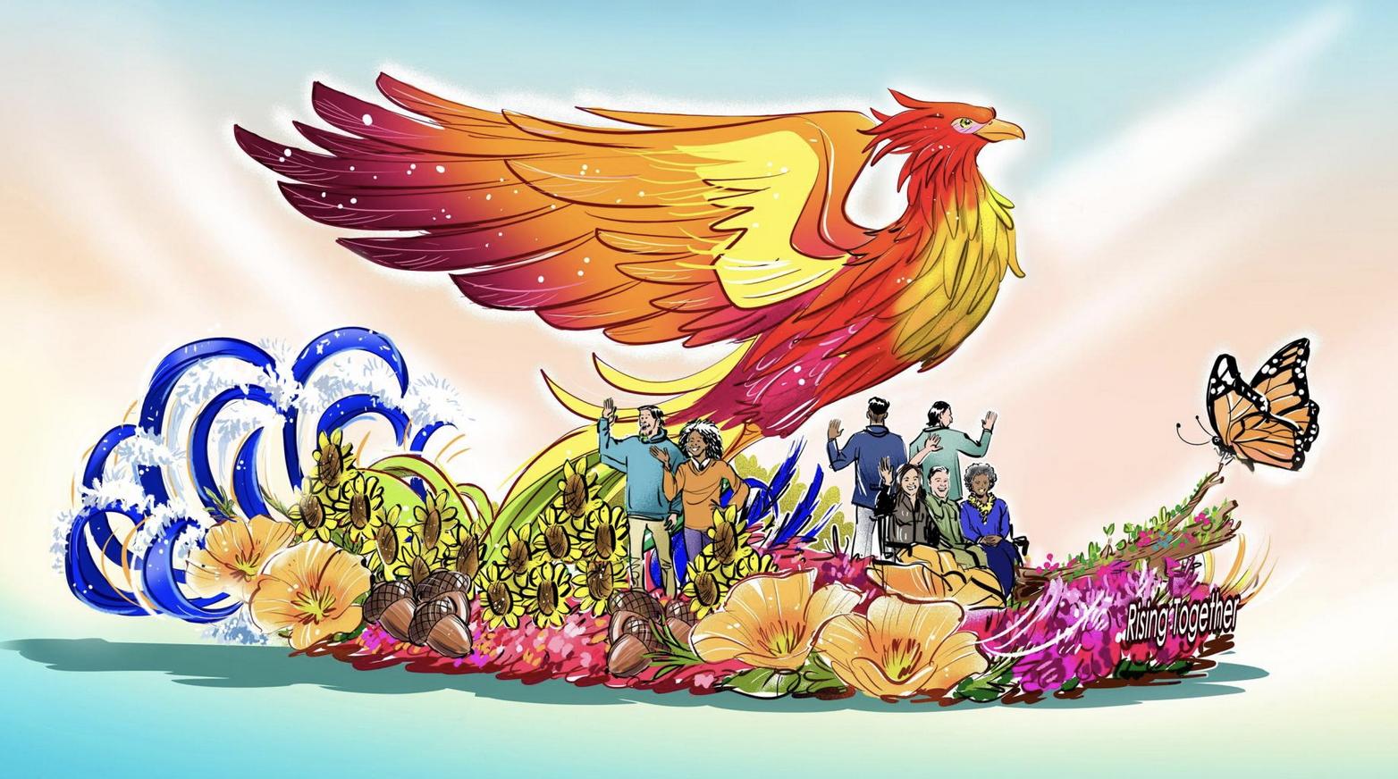 Rose Parade Float Will Honor Fire Victims and Survivors