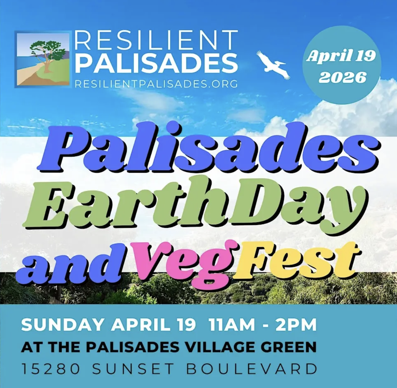 Earth Day &amp; Resilient Palisades Events: Apr. 19, 25, &amp; 26