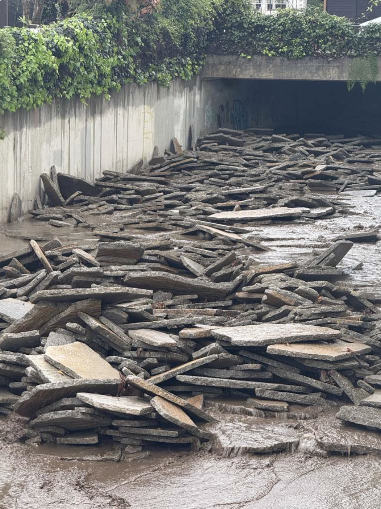 Public Works Deems Storm Channel Safe