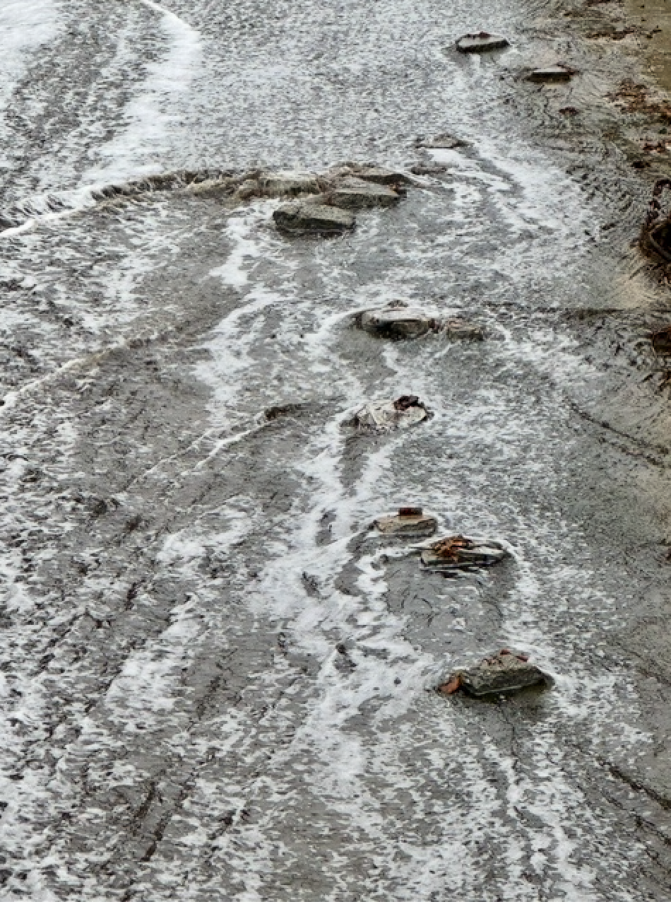 Concrete Slabs Wash Into Channel &amp; Hit Diversion to Hyperion