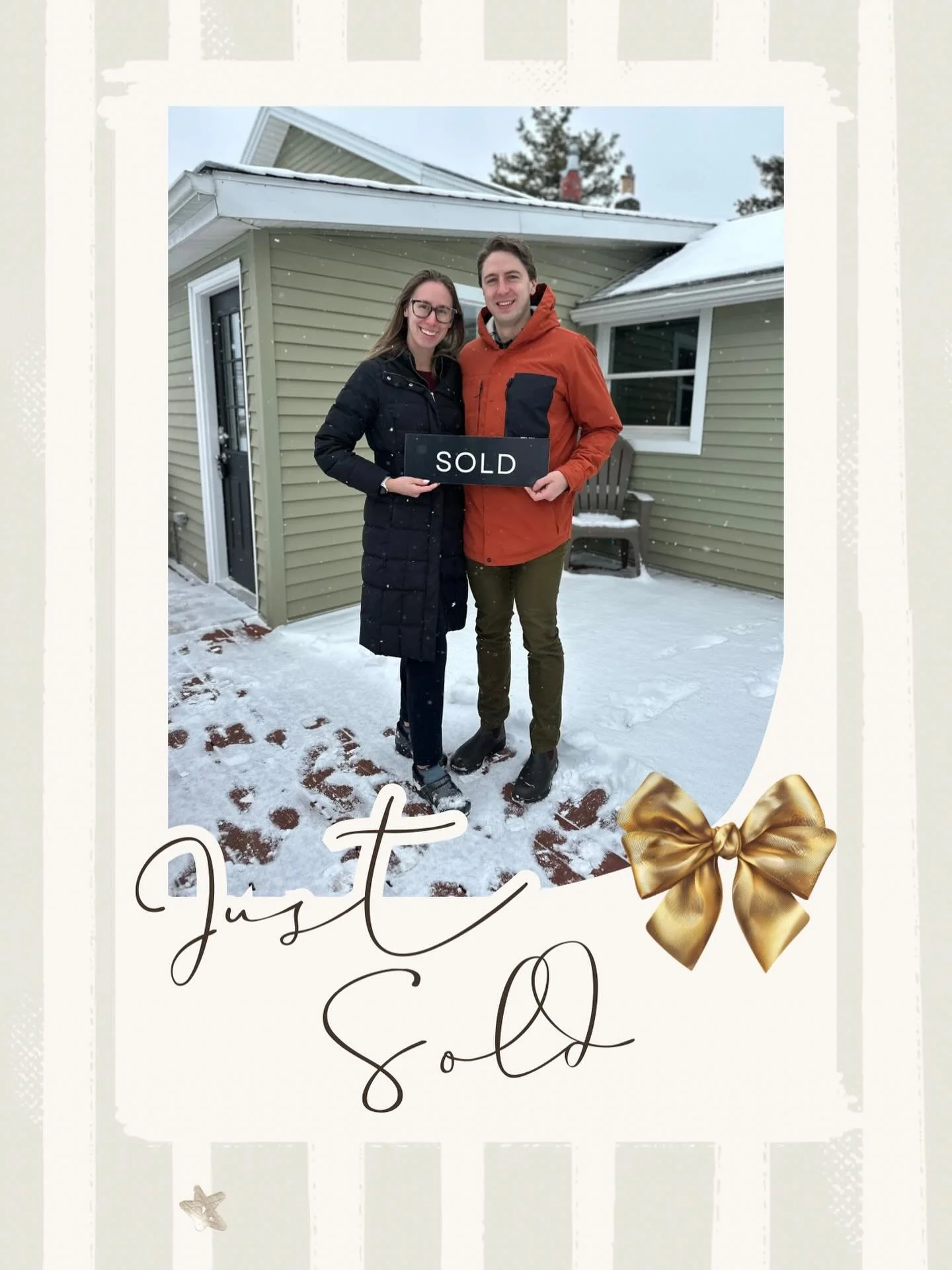 So happy for Tyler &amp; Aubrey on officially closing on their first home together! Just in time to settle in and make it their own before the holidays! ❤️🎄🥂✨

From day one, they were searching for a place with character, charm, and tons of potenti