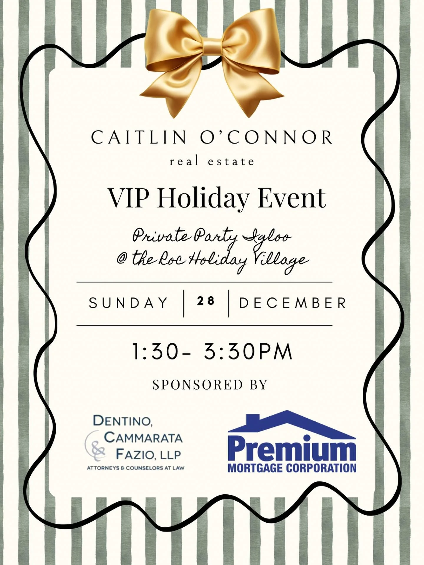 🍾 To my past &amp; current clients, and to my friends and family who have trusted me to send referrals my way, this one is for YOU! ✨

Join me for a special event this Sunday, December 28th from 1:30-3:30pm at the ROC Holiday Village in a private pa