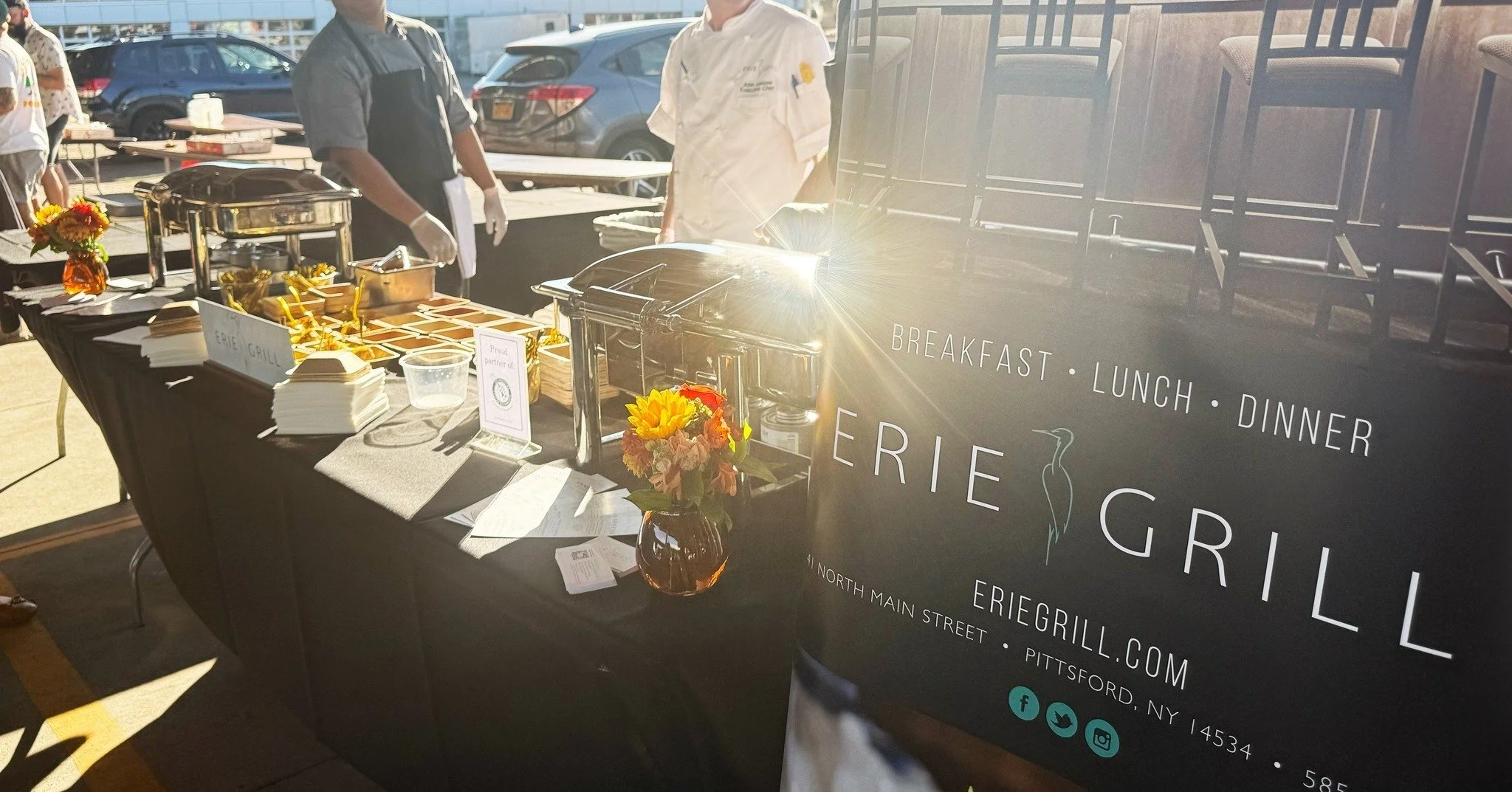 Thank you to everyone who stopped by our table last night at the 20th Annual Foodlink Festival of Food! 🎉 Erie Grill was proud to be part of this incredible celebration of local flavor &mdash; all in support of Foodlink&rsquo;s mission to end hunger