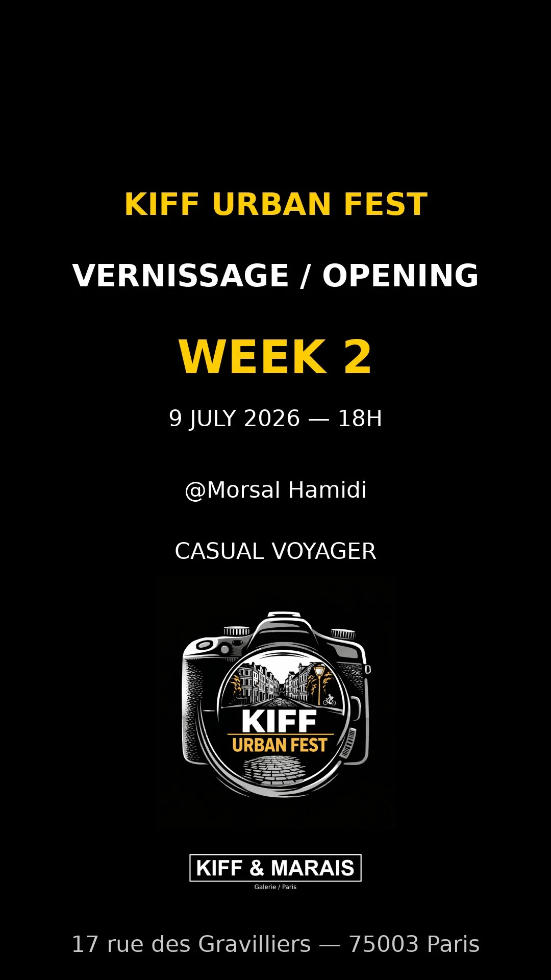 KIFF URBAN FEST —  Week 2