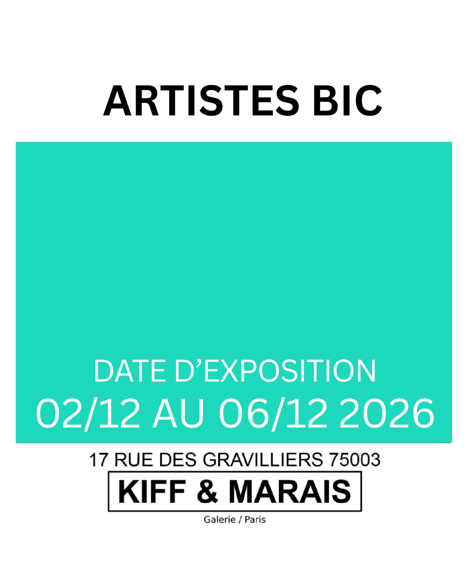 Artistes BIC