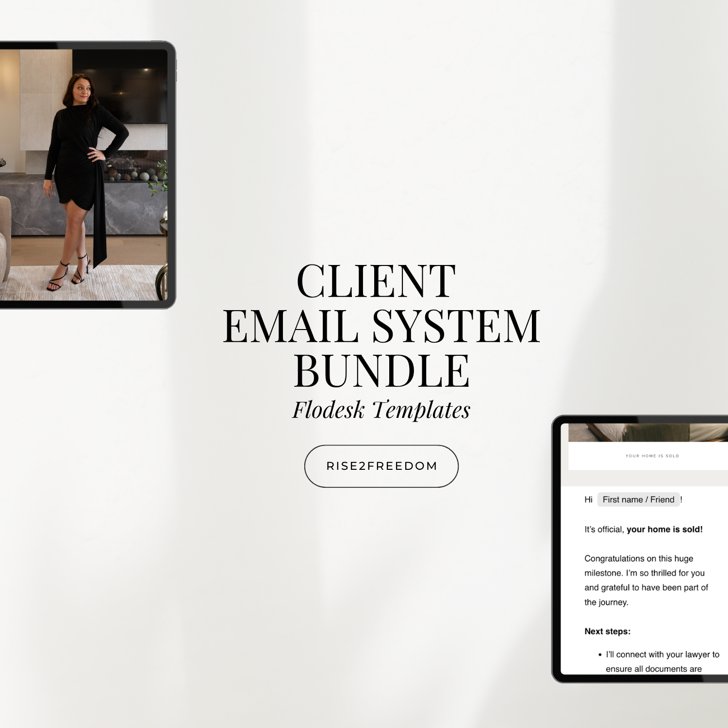 Client Email System Bundle - Buyer, Seller & Nurture - Flodesk Templates