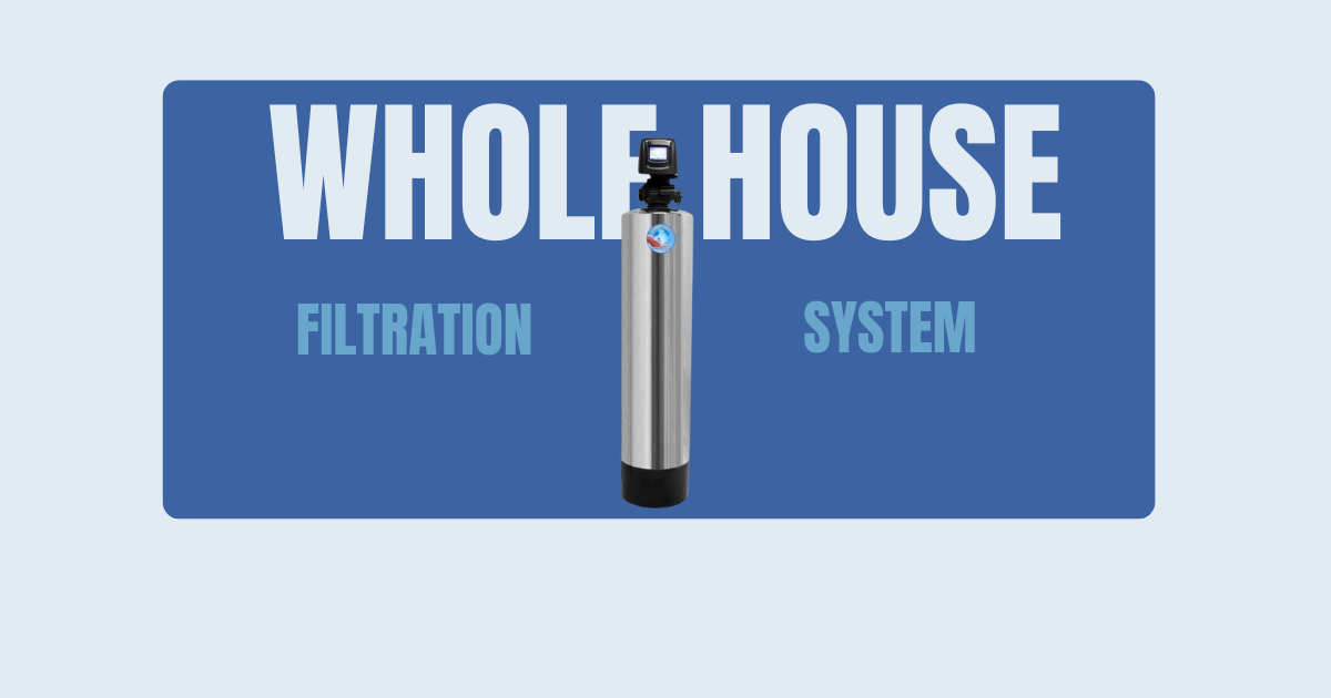 whole house water filtration system in San Diego filtering chlorine and contaminants for clean water throughout the home