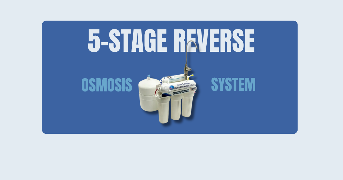 5 stage reverse osmosis system in San Diego providing clean drinking water by removing contaminants and impurities