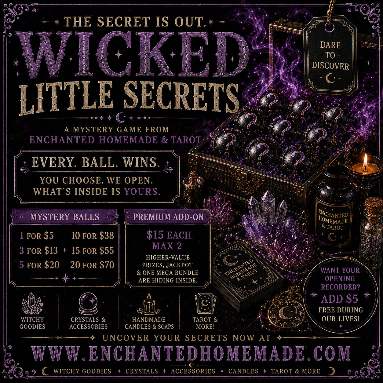 🔮 Premium Add On 🖤 MUST PURCHASE WITH MYSTERY BUNDLE