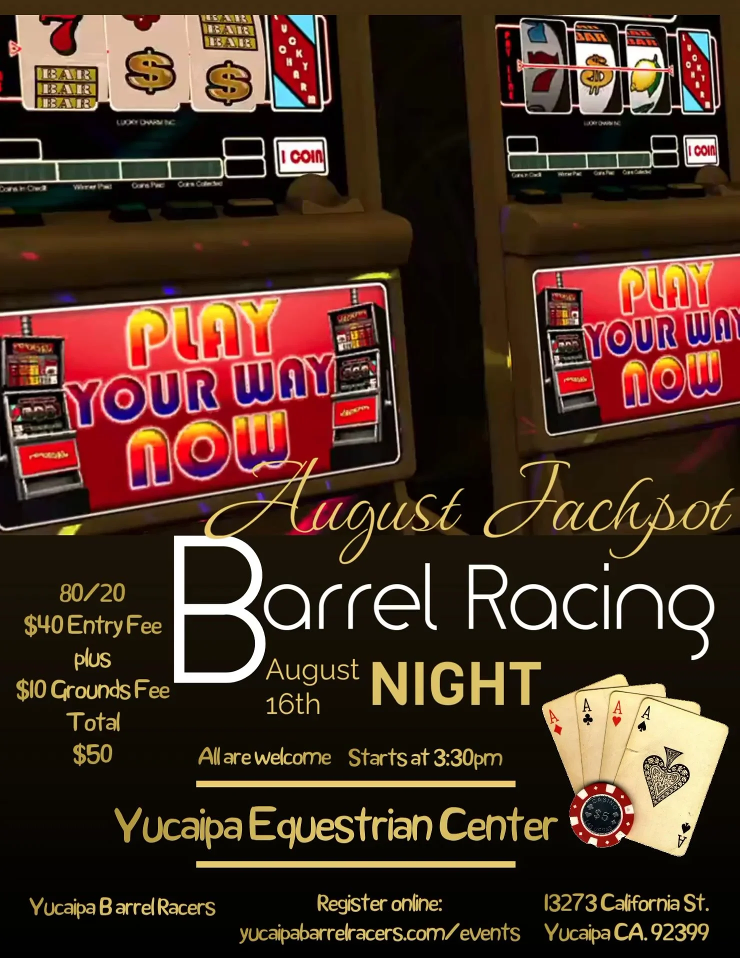 August Jackpot Barrel Race