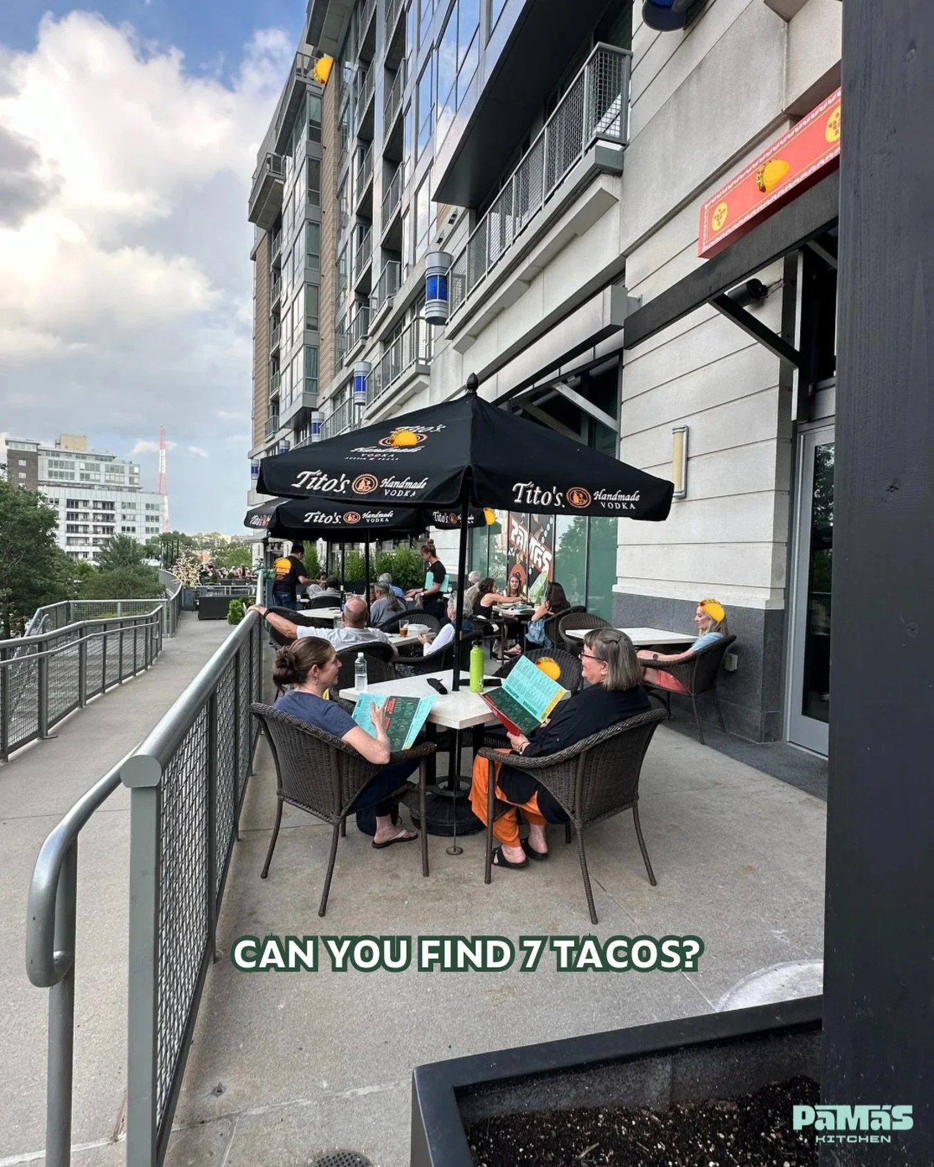 find all seven tacos and then come get yourself a taco for taco tuesday 🌮

see our precious post for tuesday specials