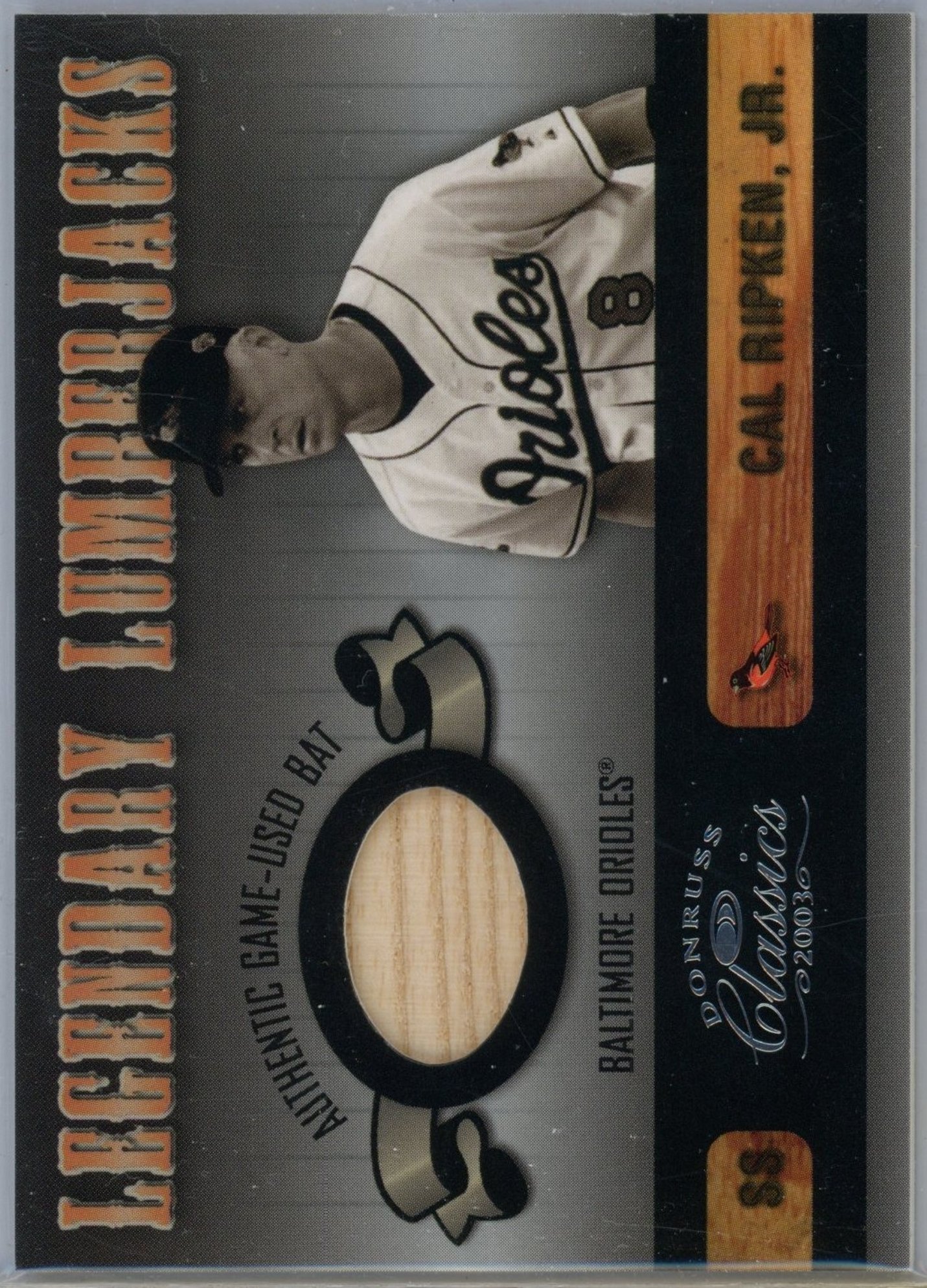2003 Donruss Classics Legendary Lumberjacks - Cal Ripken