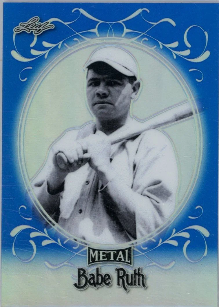 2019 Leaf Metal Babe Ruth Collection Blue - Babe Ruth
