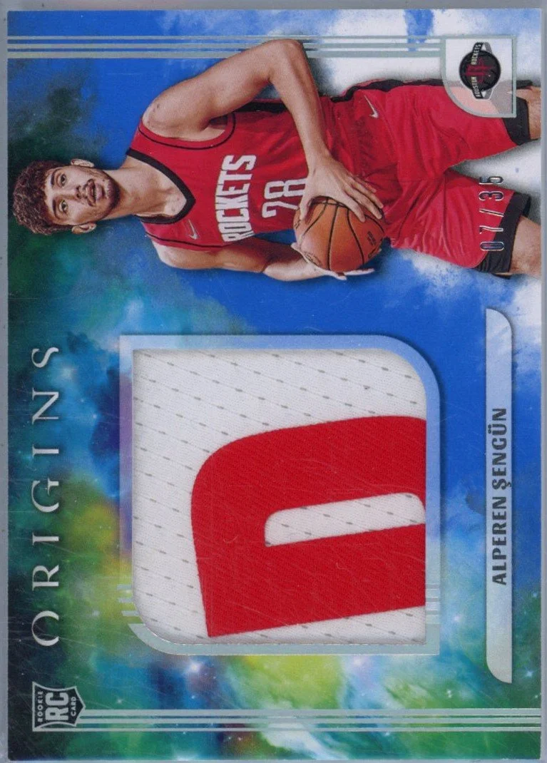 2021-22 Panini Origins Rookie Jumbo Jerseys Blue - Alperen Sencun