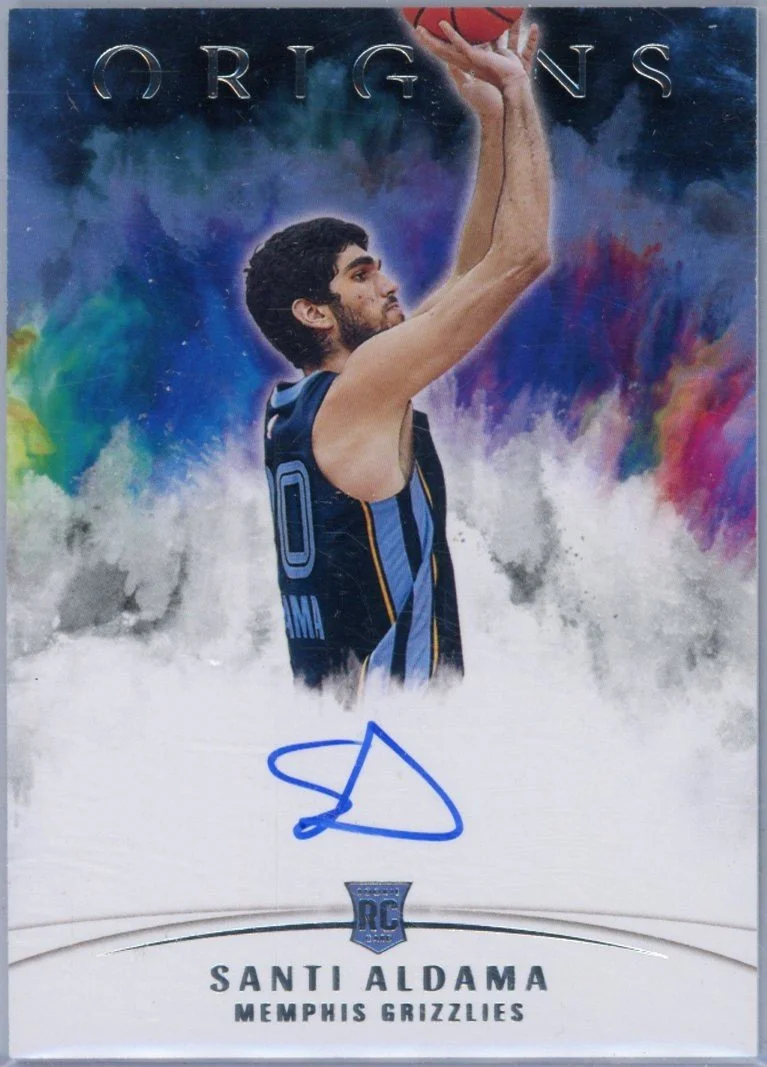 2021-22 Panini Origins Rookie Autographs - Santi Aldama
