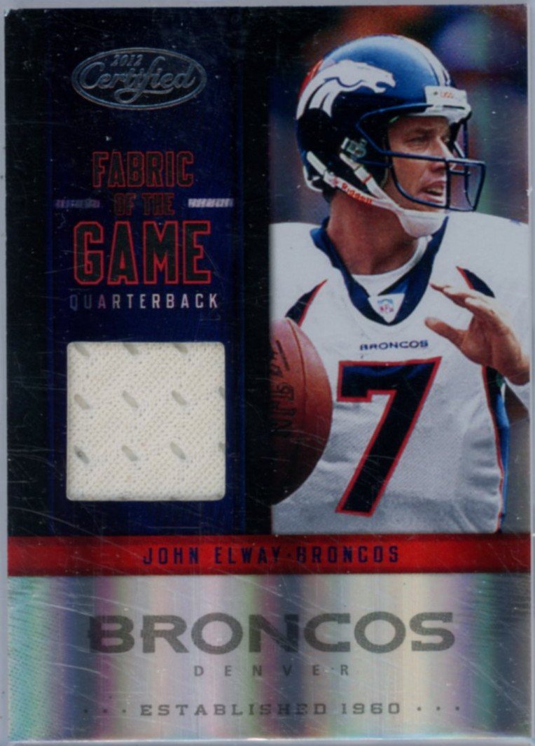 2012 Panini Certified Fabric of the Game Jersey - John Elway