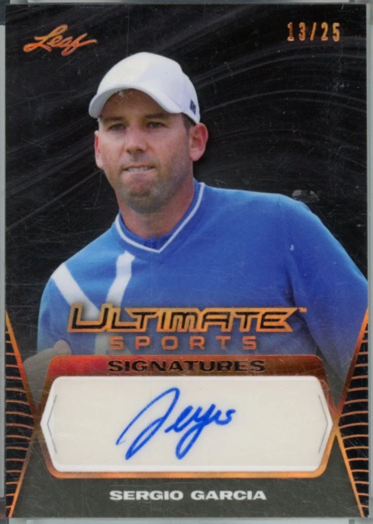 2024 Leaf Ultimate Sports Ultimate Signatures - Sergio Garcia