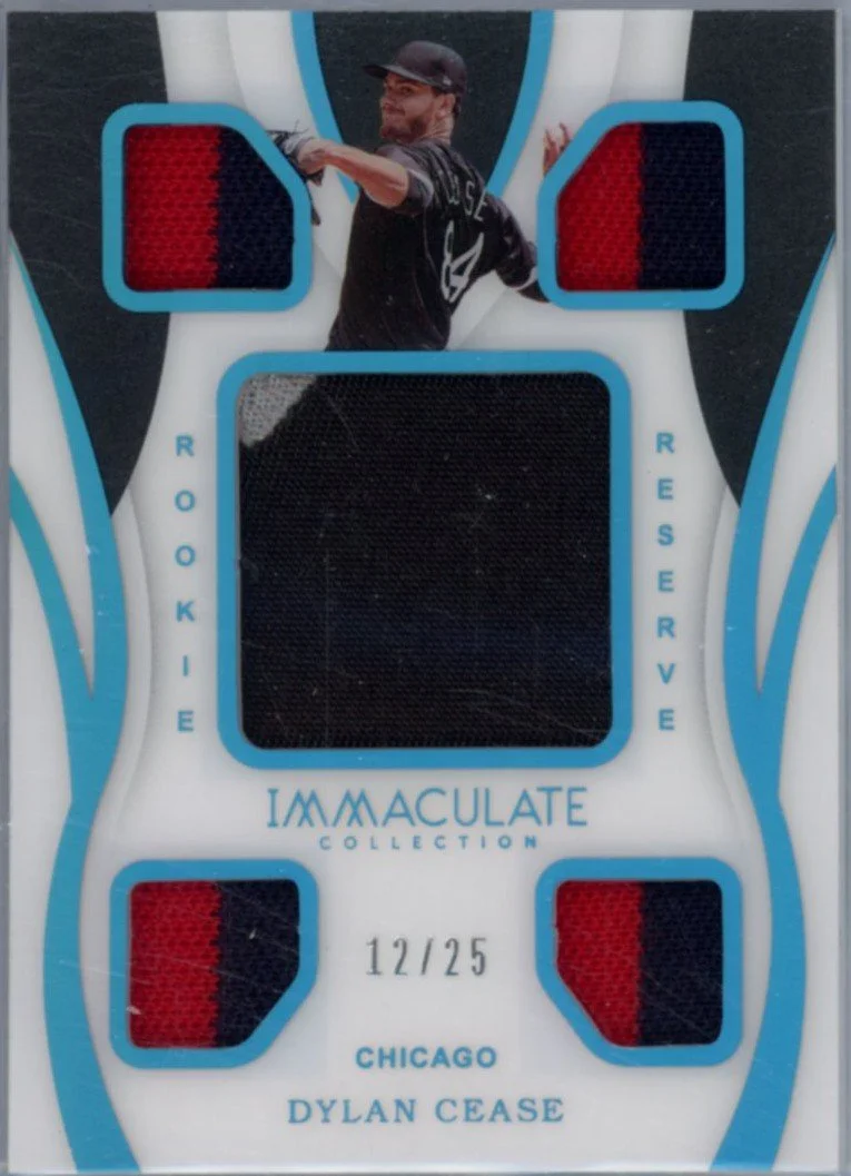 2020 Panini Immaculate Collection Rookie Reserve Relics - Dylan Cease