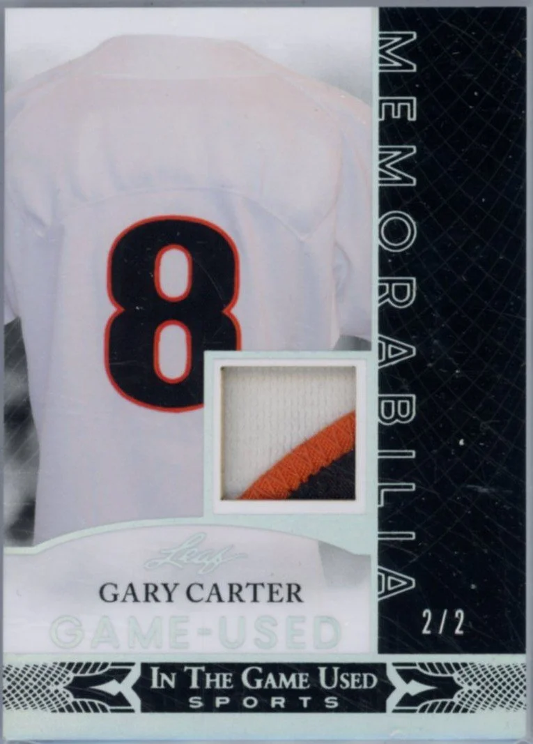 2024 Leaf ITG Used Game Used Memorabilia Silver Holo - Gary Carter
