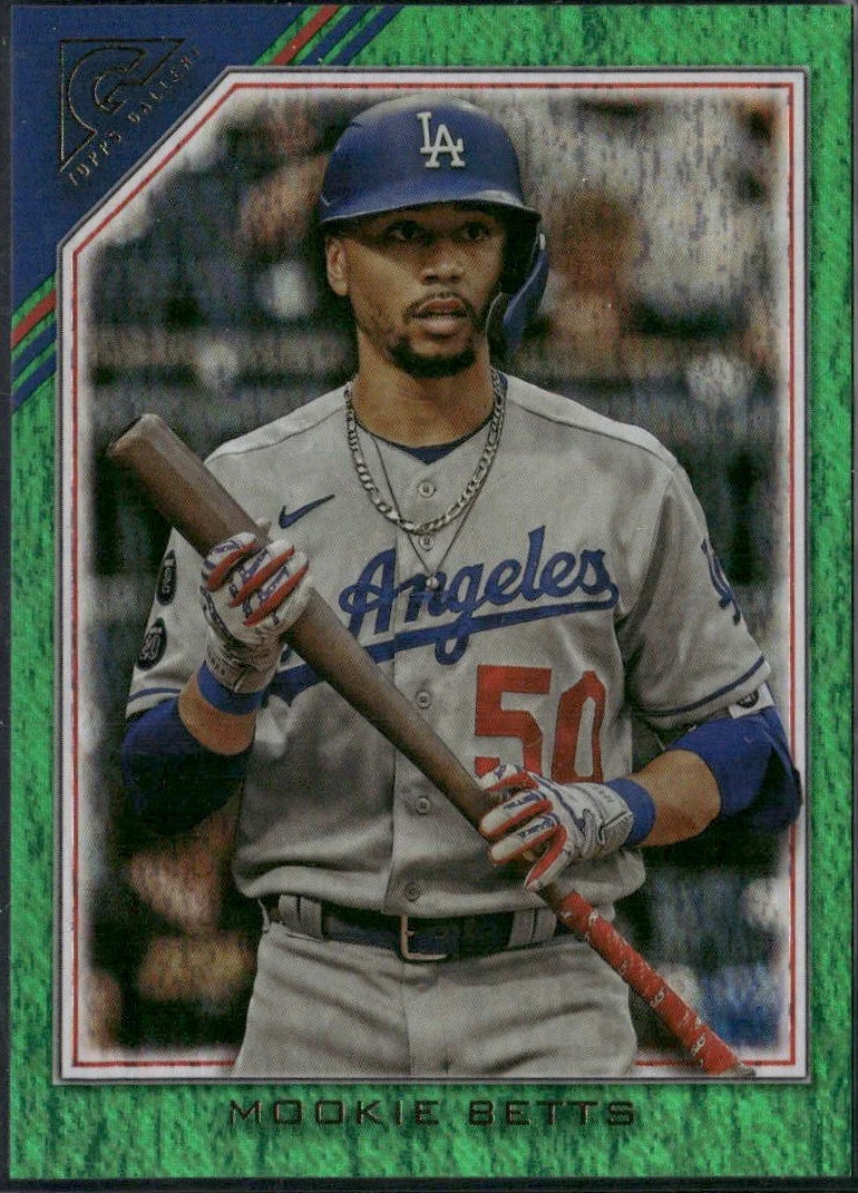 2022 Topps Gallery Green Pattern - Mookie Betts