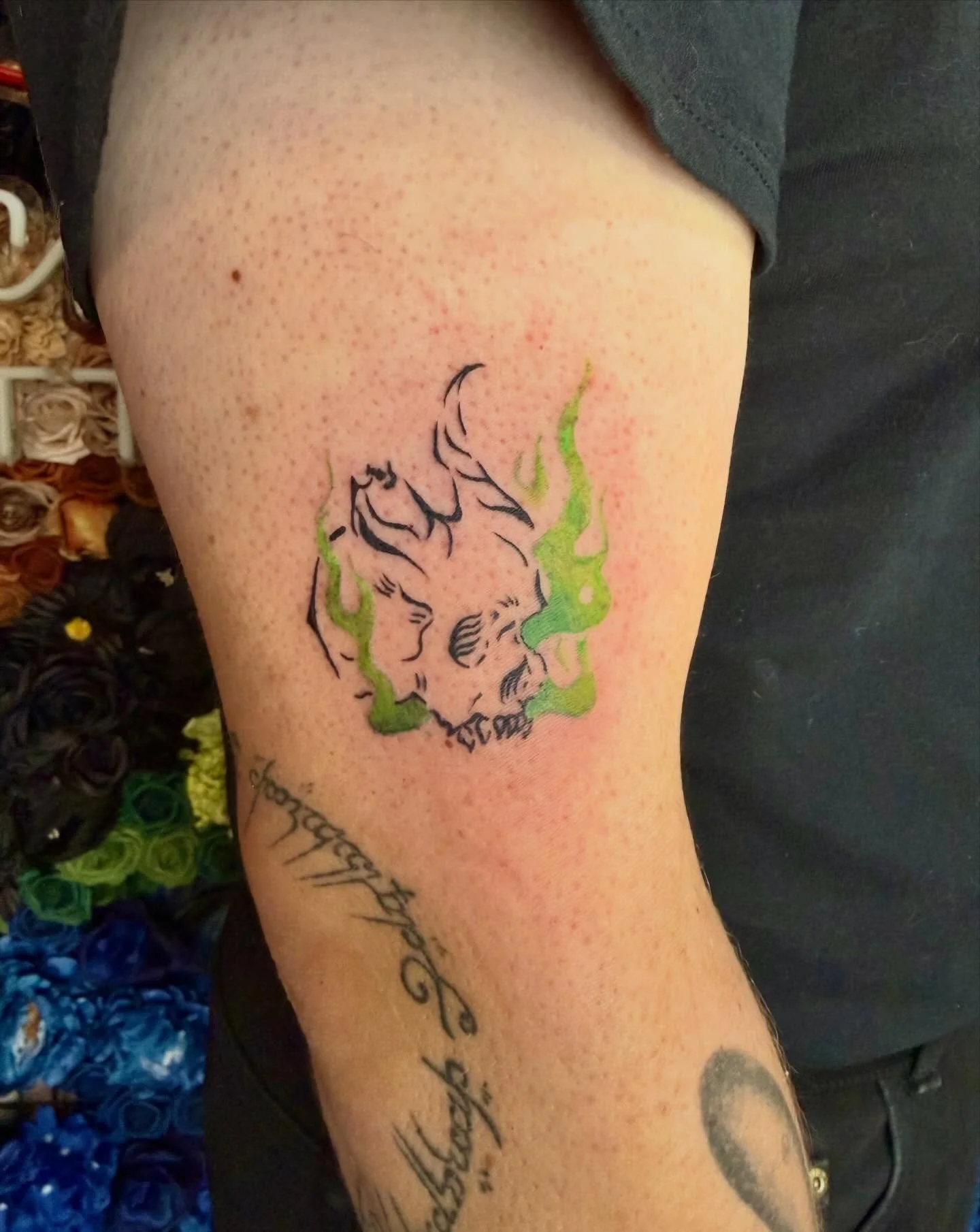 I DID MORE COLOR!!! 💚💚💚
.
for my pal @gregboyum 🫡
.
.
#mntattoo #minneapolistattoo #mineapolistattooer #woodcuttattoo