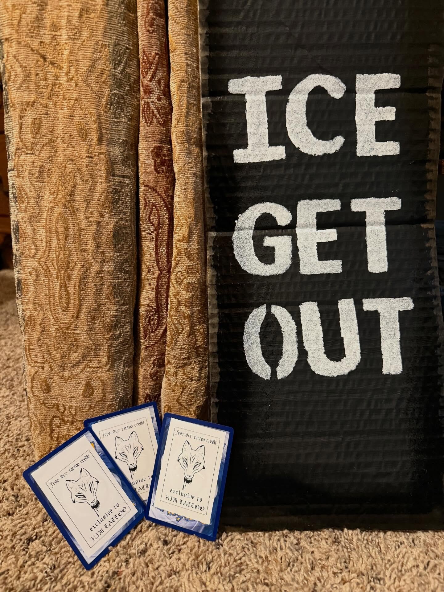 💙as I will be unable to attend @jackalopetattoompls 🧊 OUT fundraiser event (ONE WEEK FROM TODAY - Sunday, February 1st), I am hosting a raffle to assist raising aid for our community. I will be distributing three $100 credit coupons for use toward 