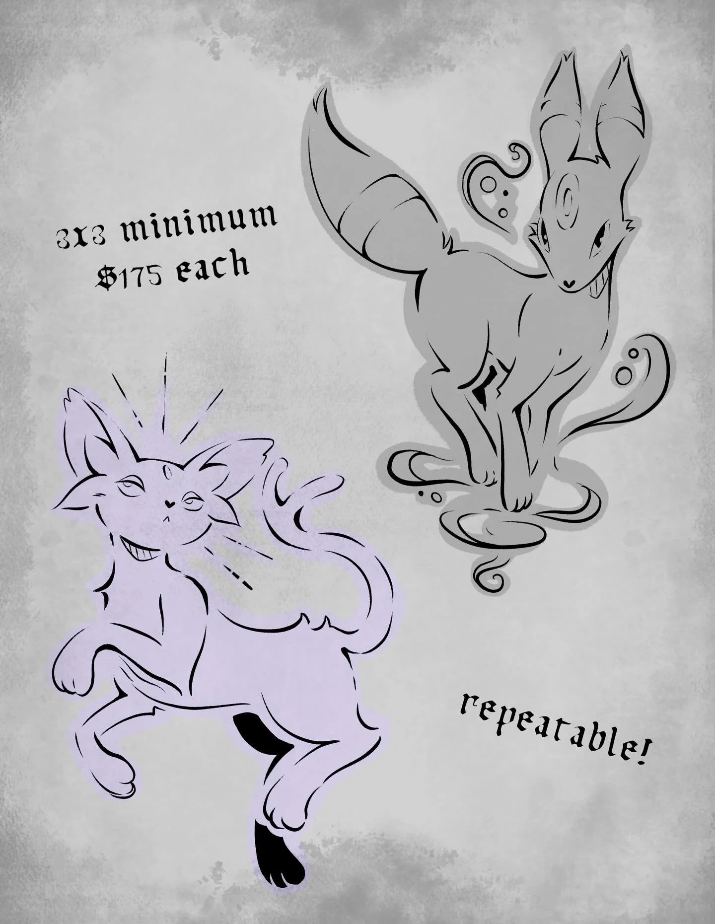 ❤️🤍helloooooo Pok&eacute; Pals and flash lovers (and happy 4/20) :D❤️🤍
.
today I&rsquo;ve got some fun eeveelutions for grabs - booking is in the button on my profile! I ALSO have a little treat to share with you! last year, I was able to do a shit