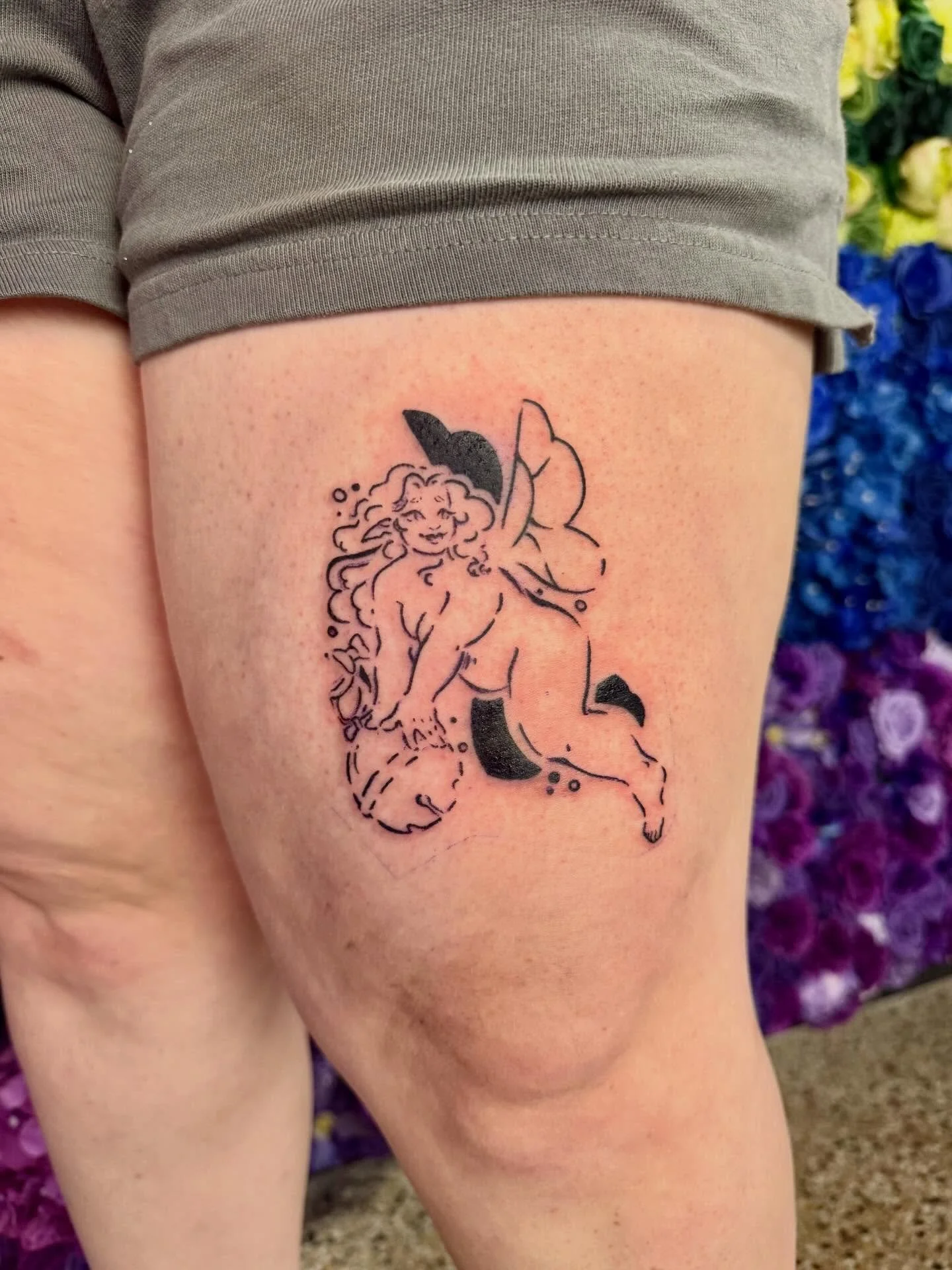 ..and she was a fairy.. 💕🧚
.
#mntattooer #mntattoo #flashtattoo