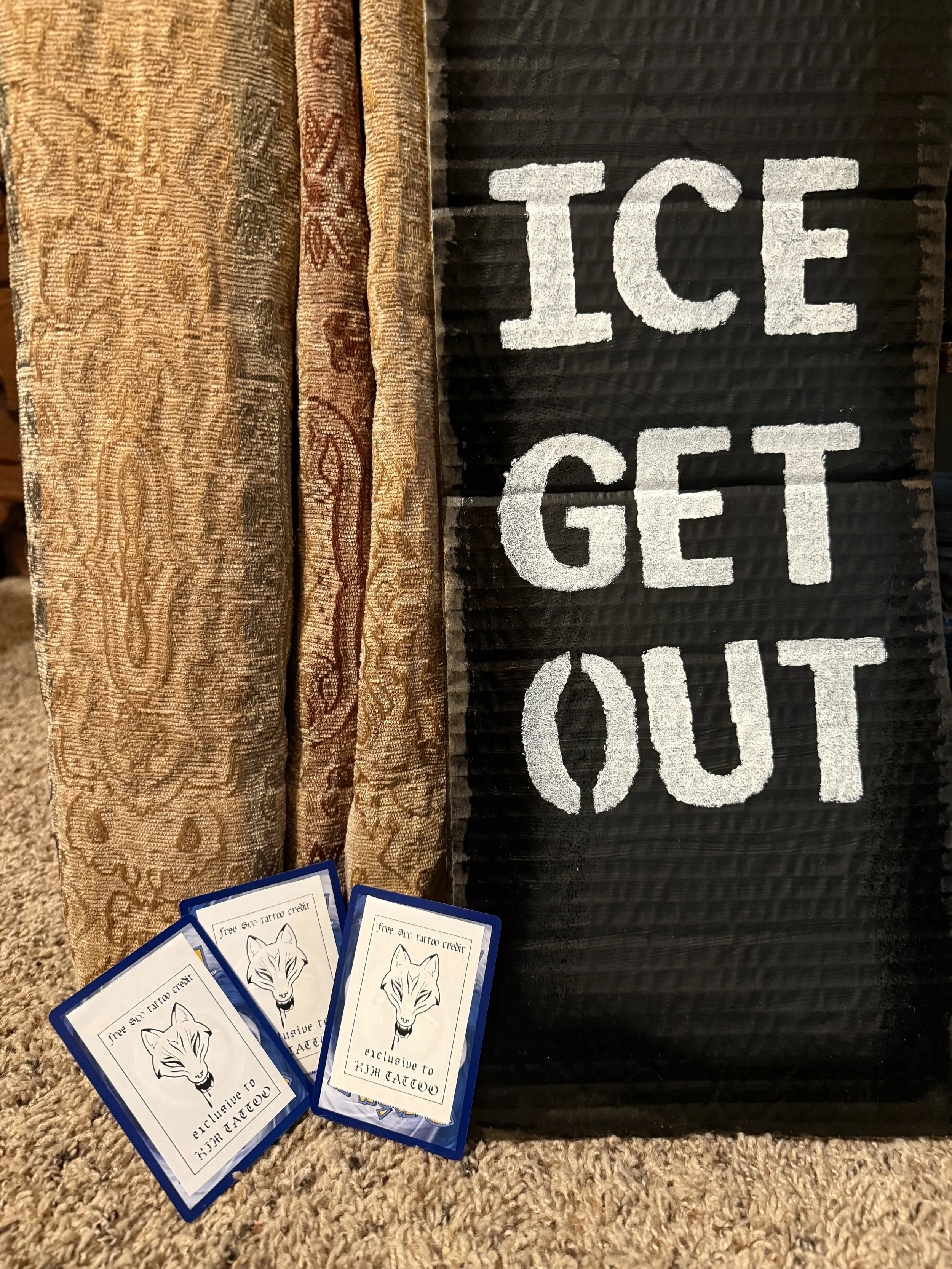 ICE OUT - Tattoo Credit Raffle Entry