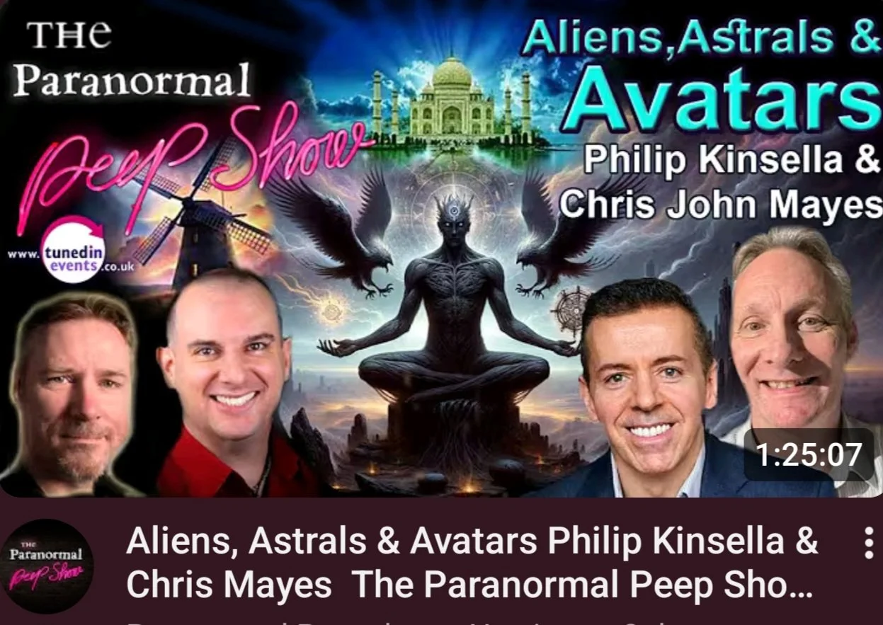 Chris Mayes and Philip Kinsella link for Paranormal Peep Show