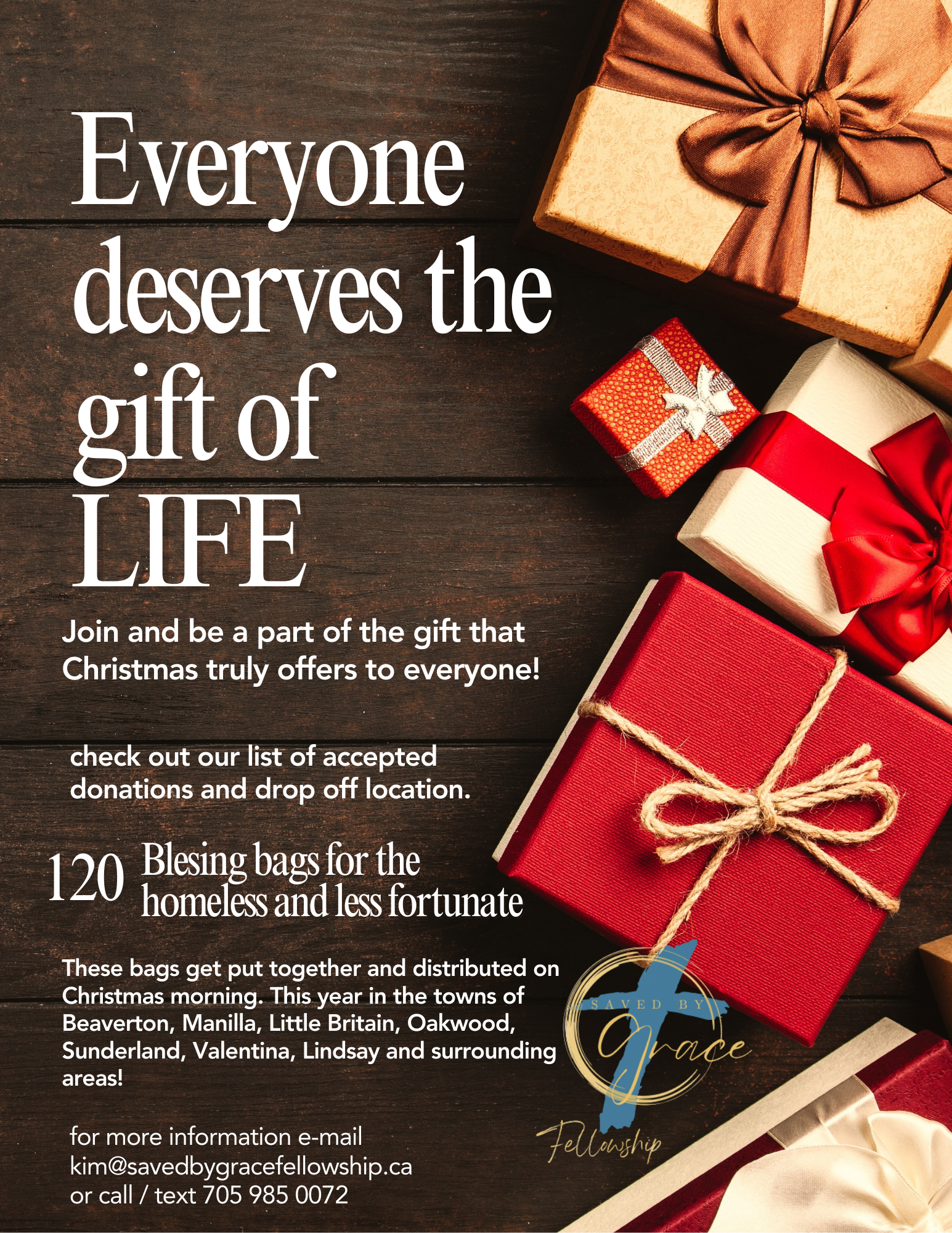 Assembling Blessing Bags