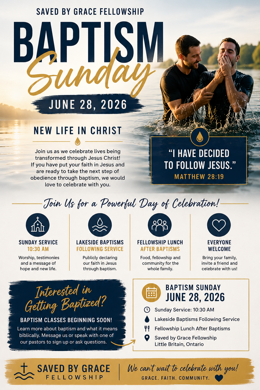 Baptism Sunday