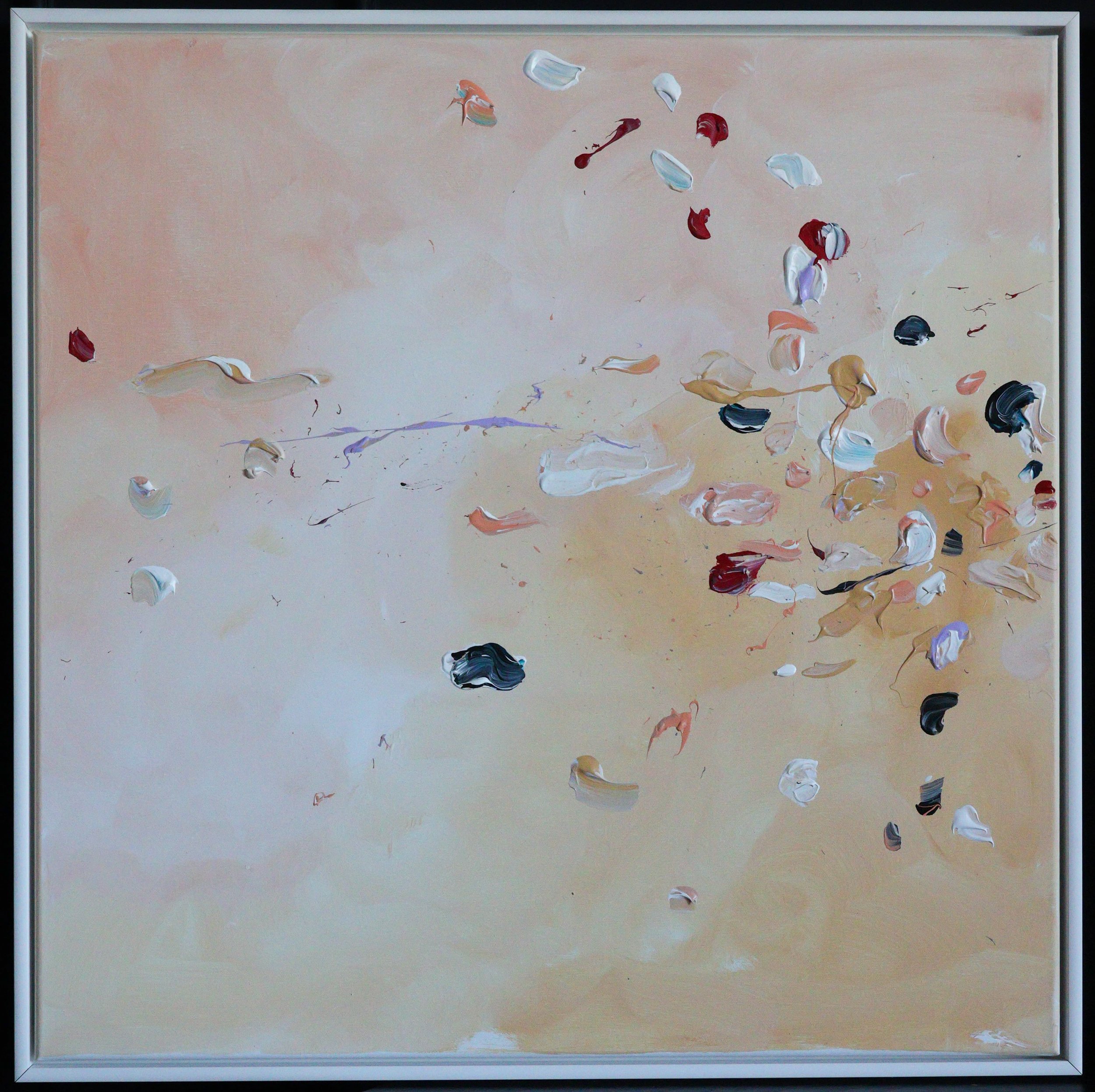 available, abstract collection diptych flourish, 70x70cm