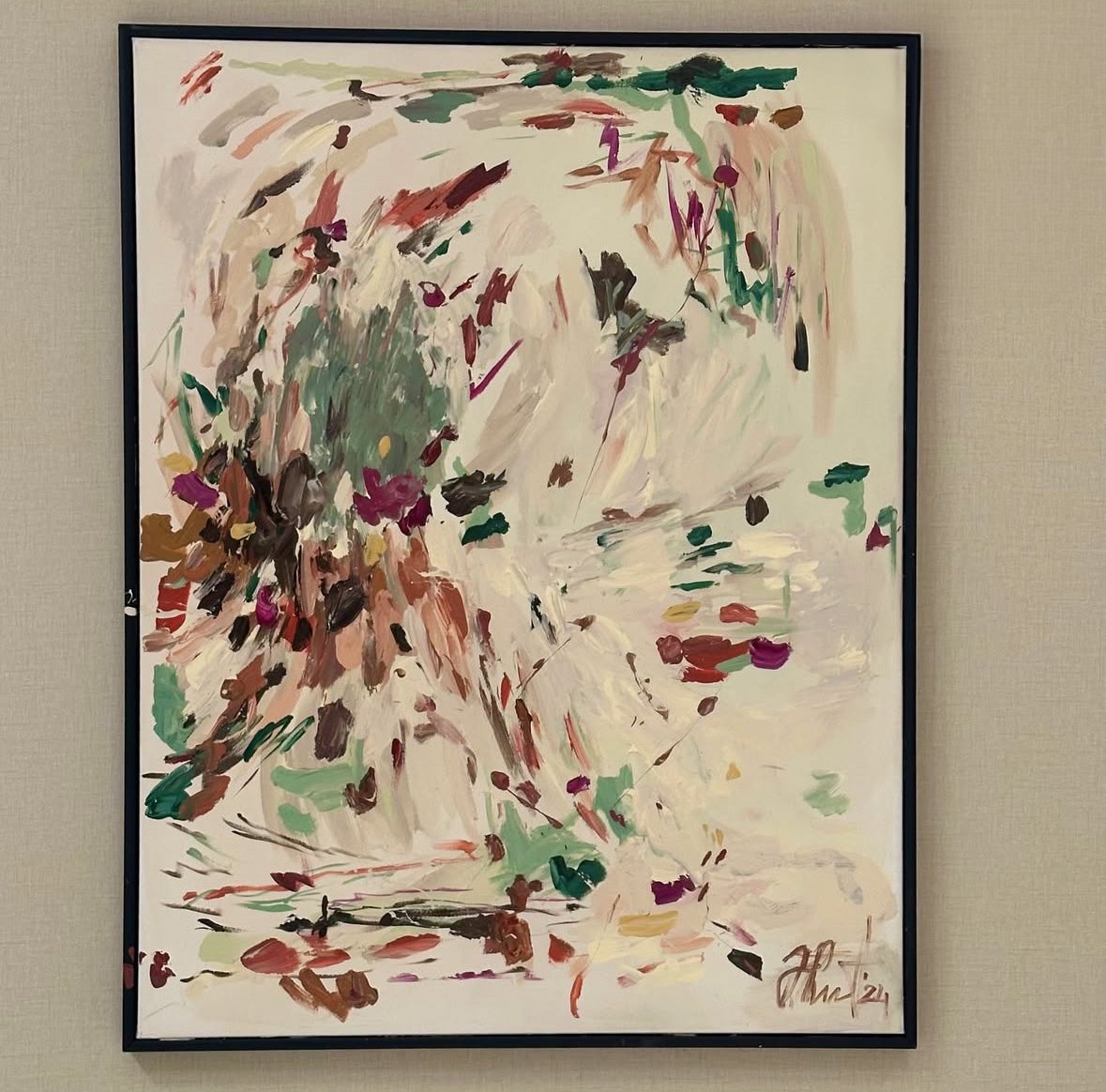 apstraktni ekspresionizam, 70x90cm, nije dostupno