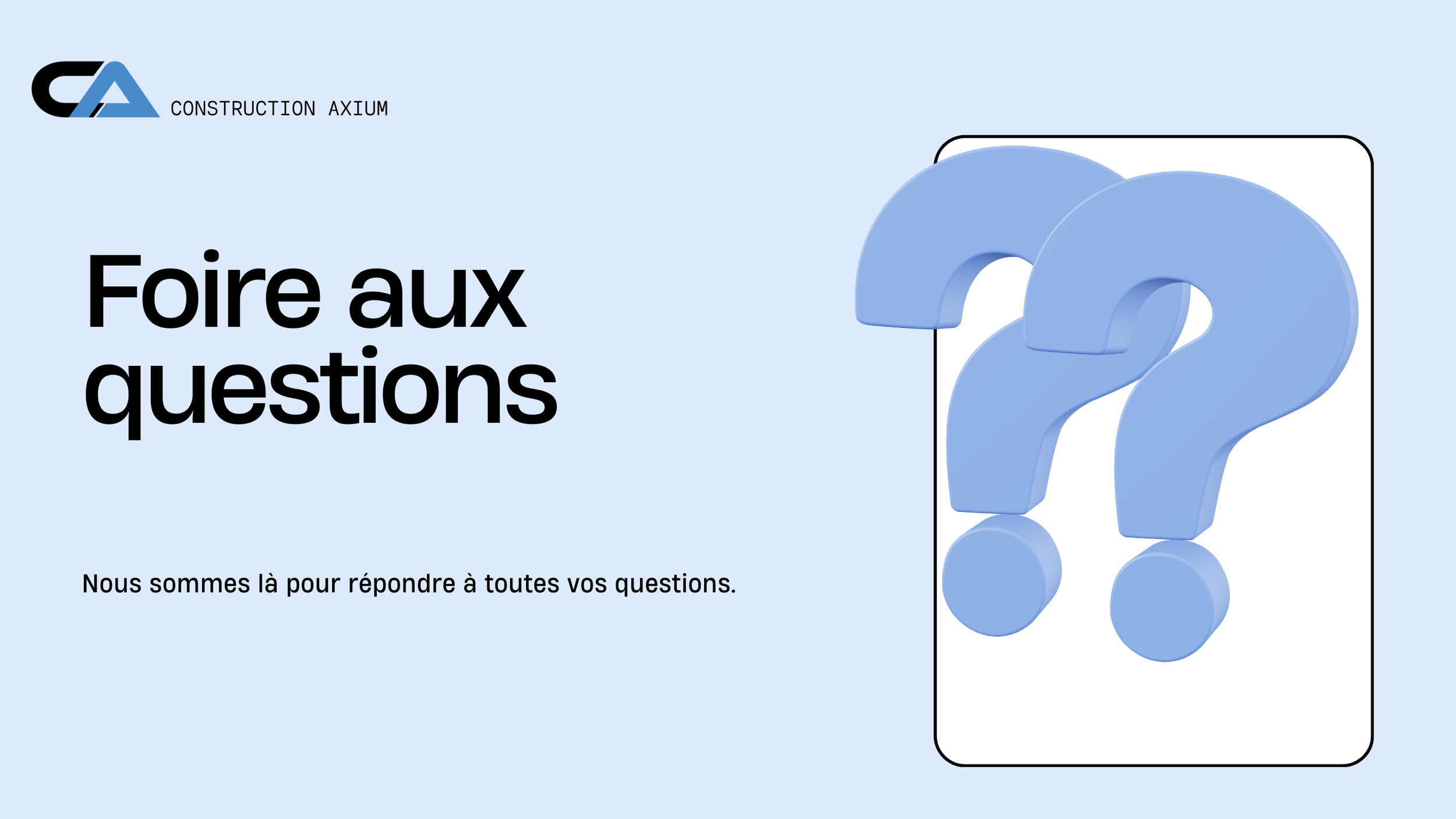 FAQ maître électricien, entrepreneur général, chauffage climatisation.