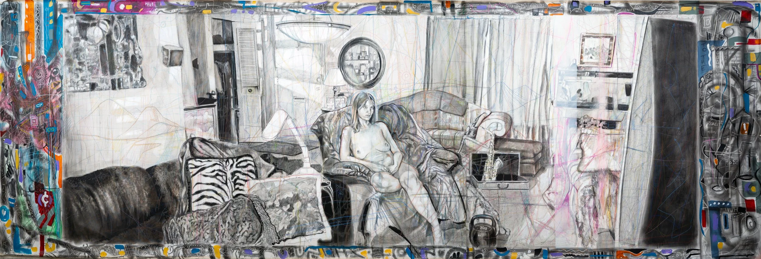 Woman Unknown Watches TV