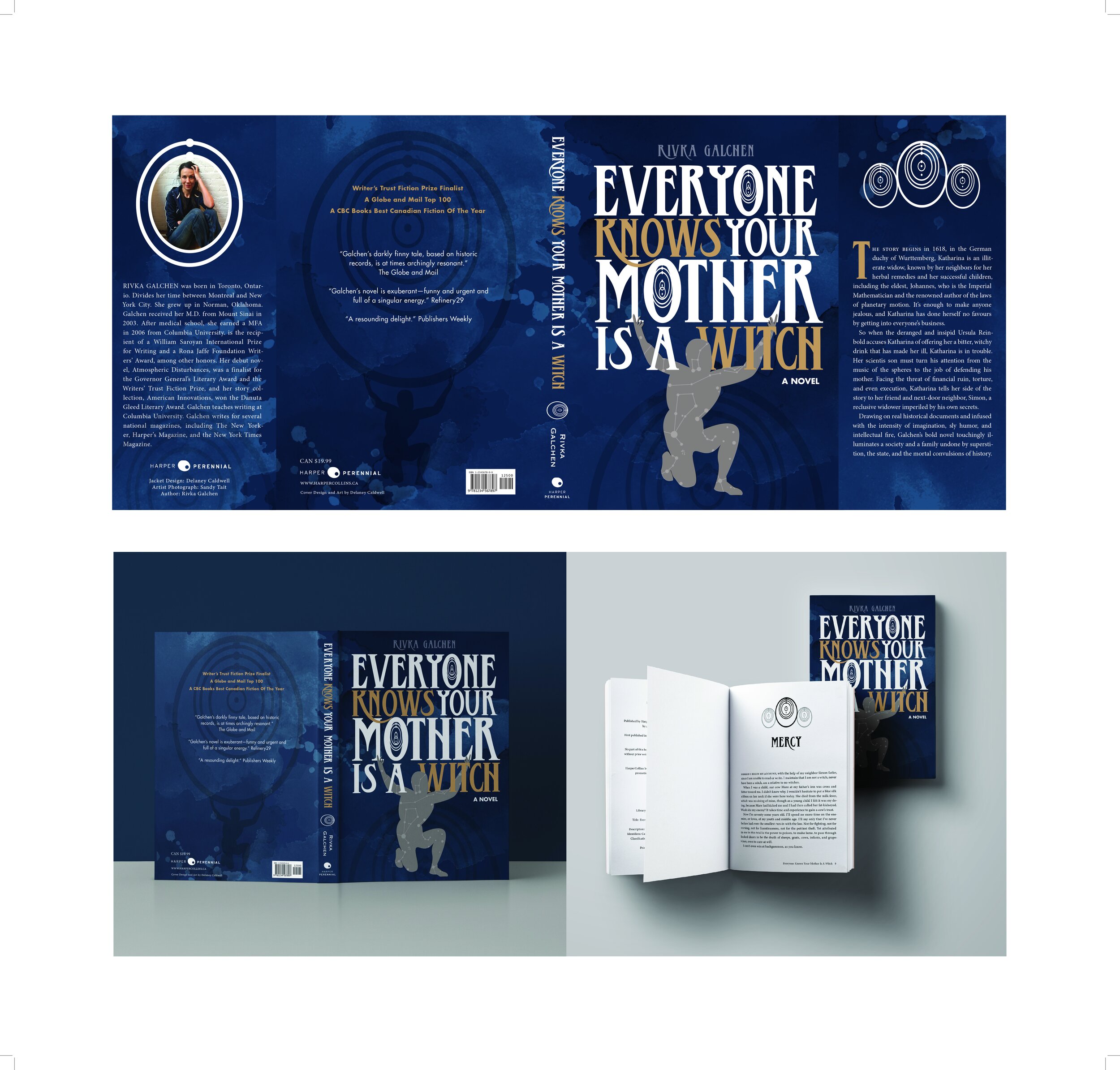 This redesign was done for a typography class where we were tasked with redesigning the MacEwan Book of the Year. The Atlas figure is symbolic of the experiences of the main character. She is trying to push back against the rumours that are bringing