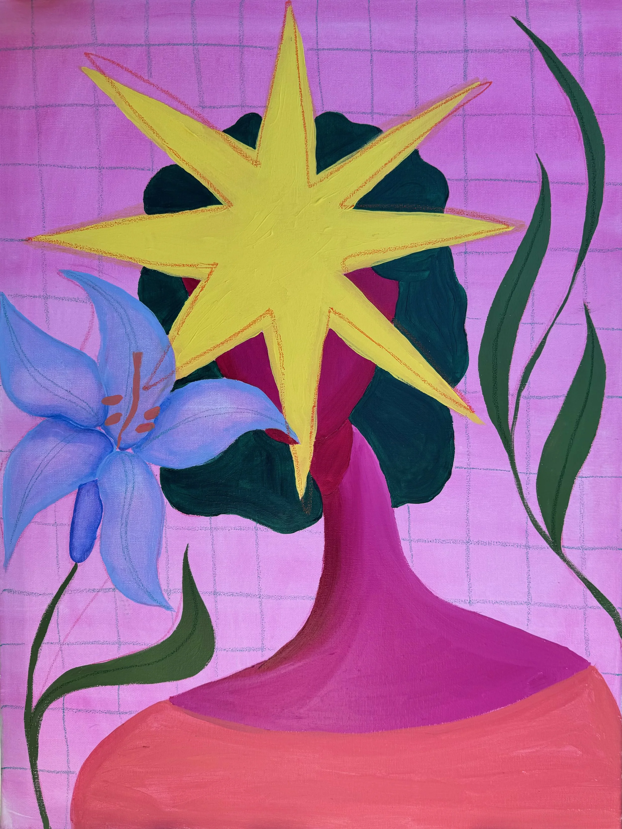 Shine as I Abide, 18x24in, 2025