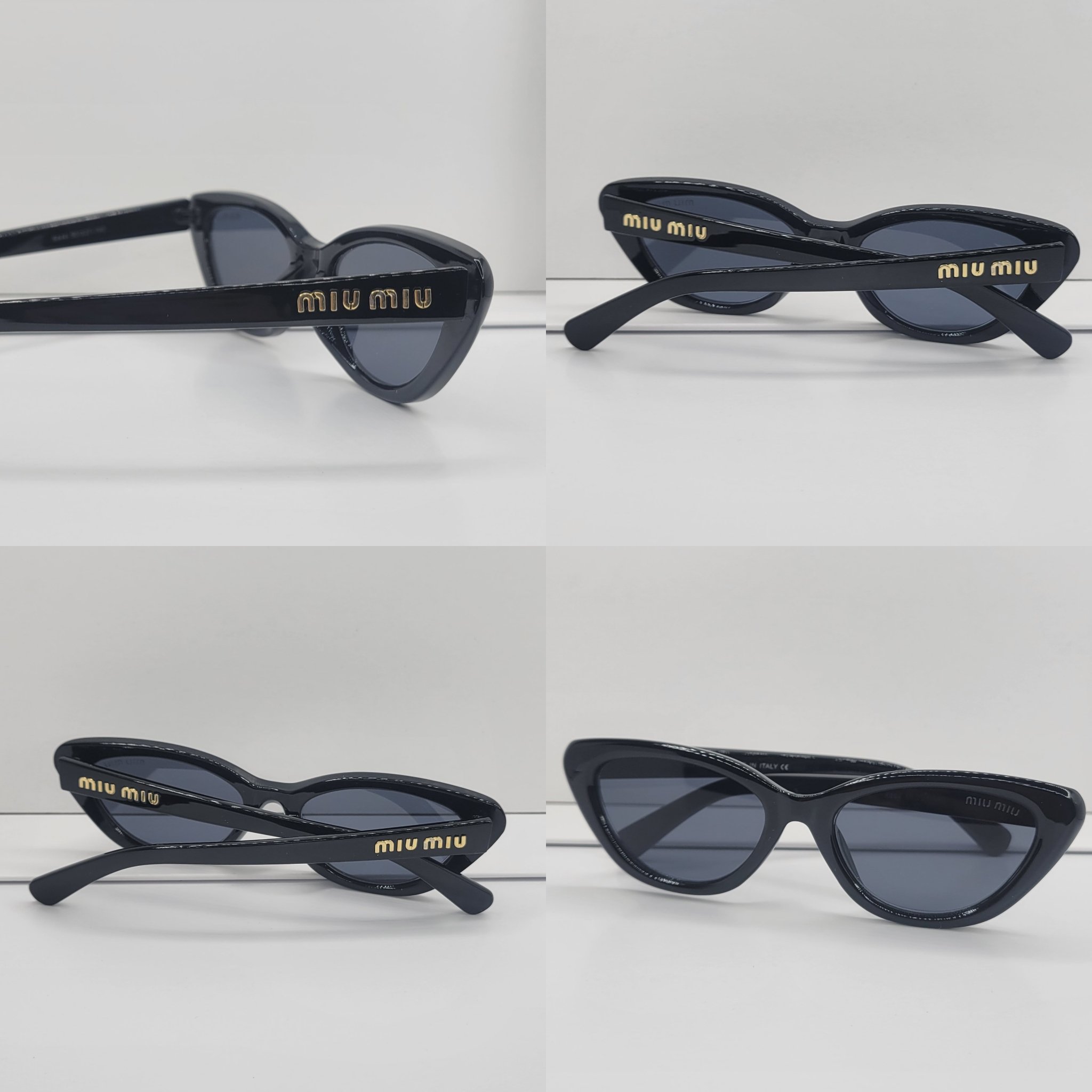 Monaco Black Cat Eye Sunglasses